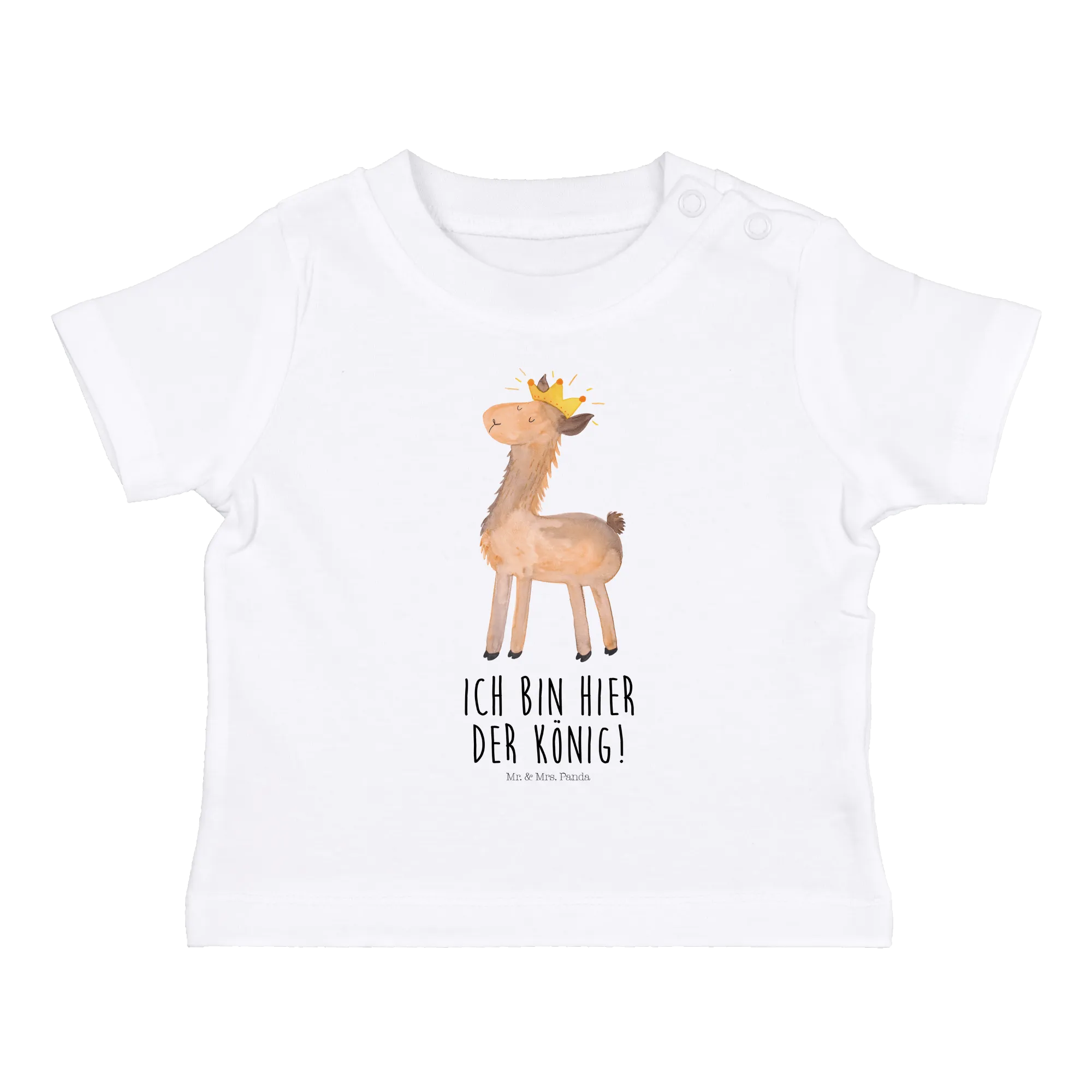 Organic Baby Shirt Lama König