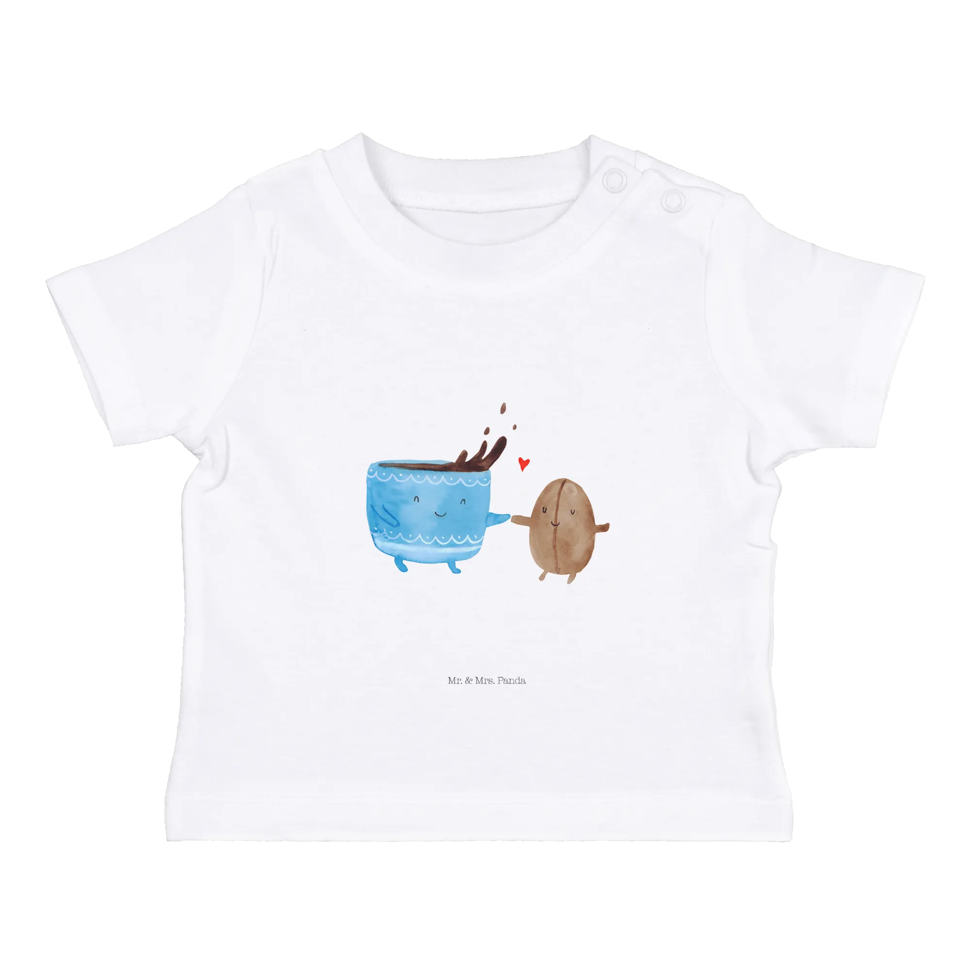 Organic Baby Shirt Kaffee Bohne