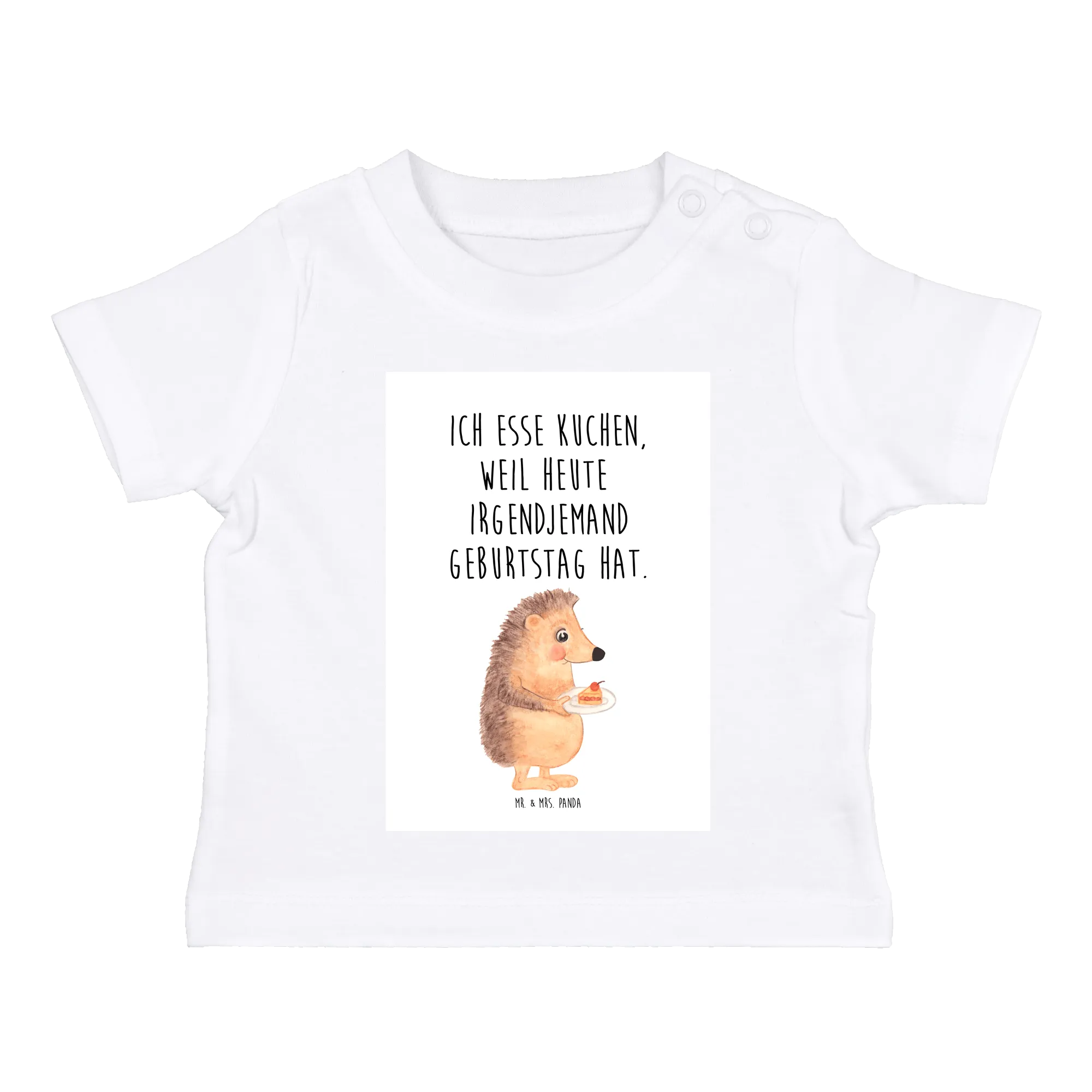 Organic Baby Shirt Igel Kuchenstück