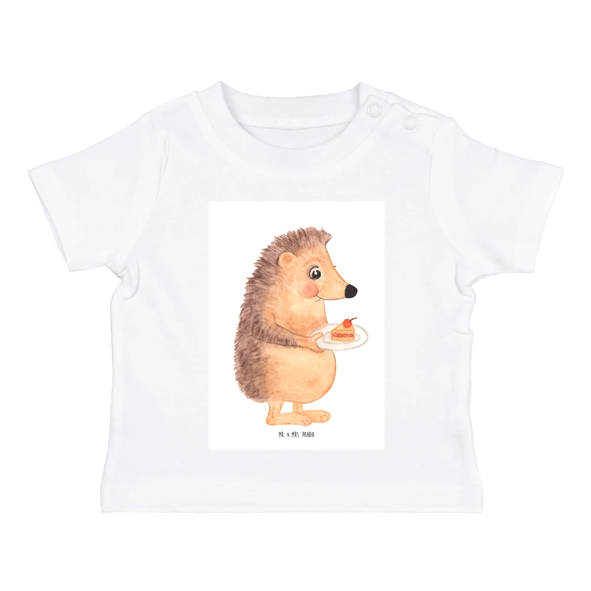 Organic Baby Shirt Igel Kuchenstück