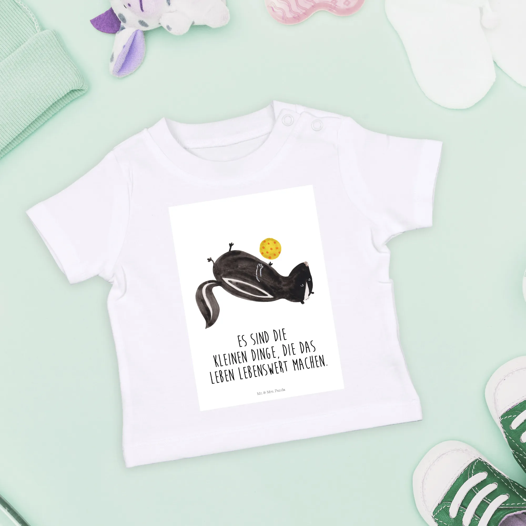 Organic Baby Shirt Stinktier Ball