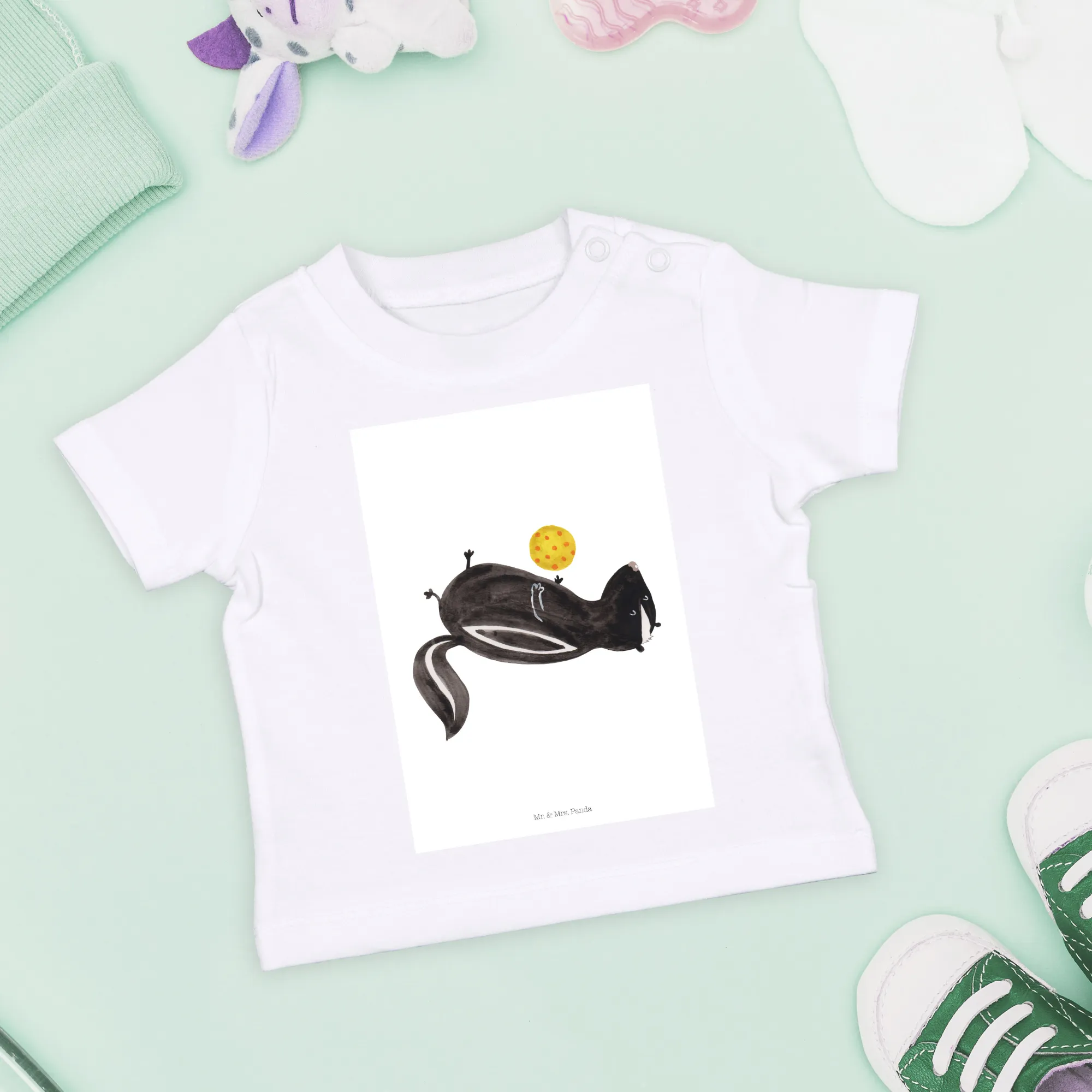 Organic Baby Shirt Stinktier Ball