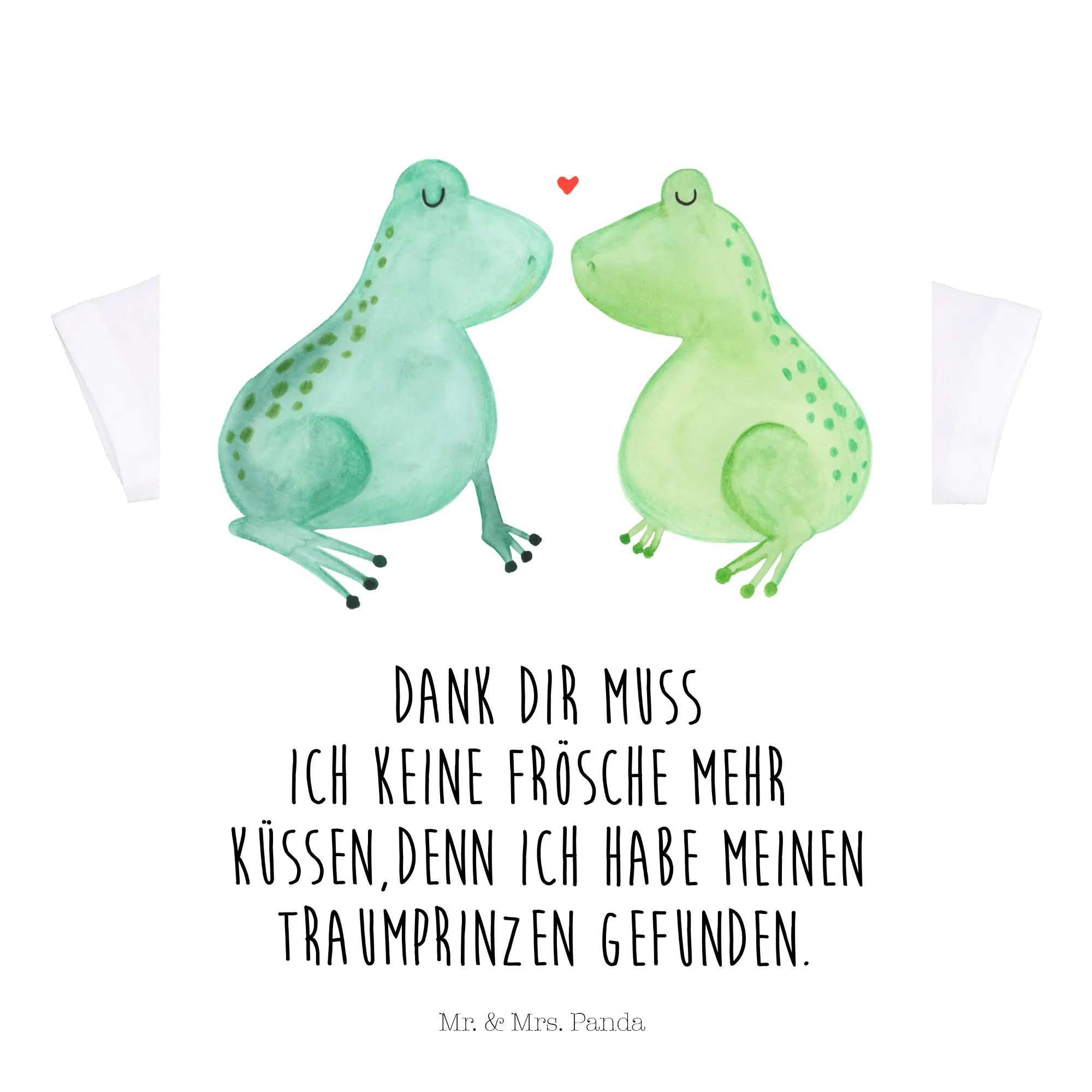 Organic Baby Shirt Frosch Liebe