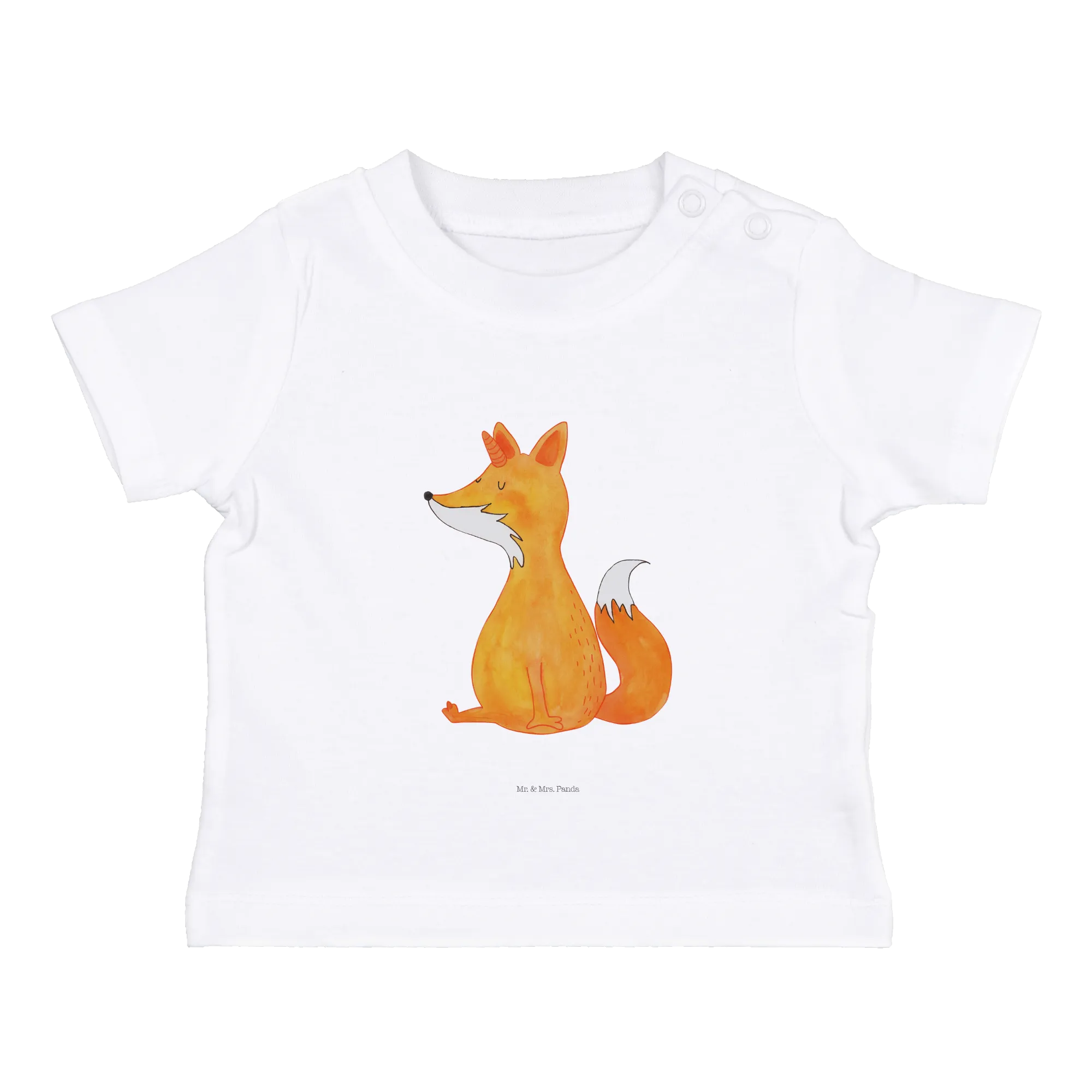 Organic Baby Shirt Einhorn Fuchs