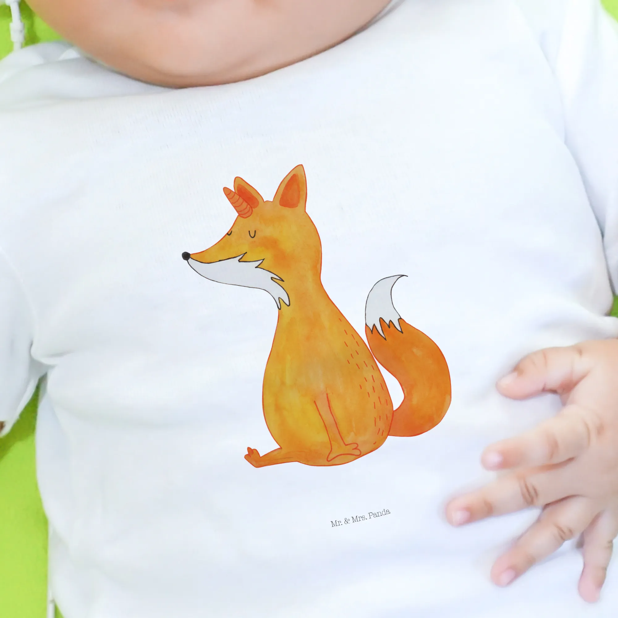 Organic Baby Shirt Einhorn Fuchs