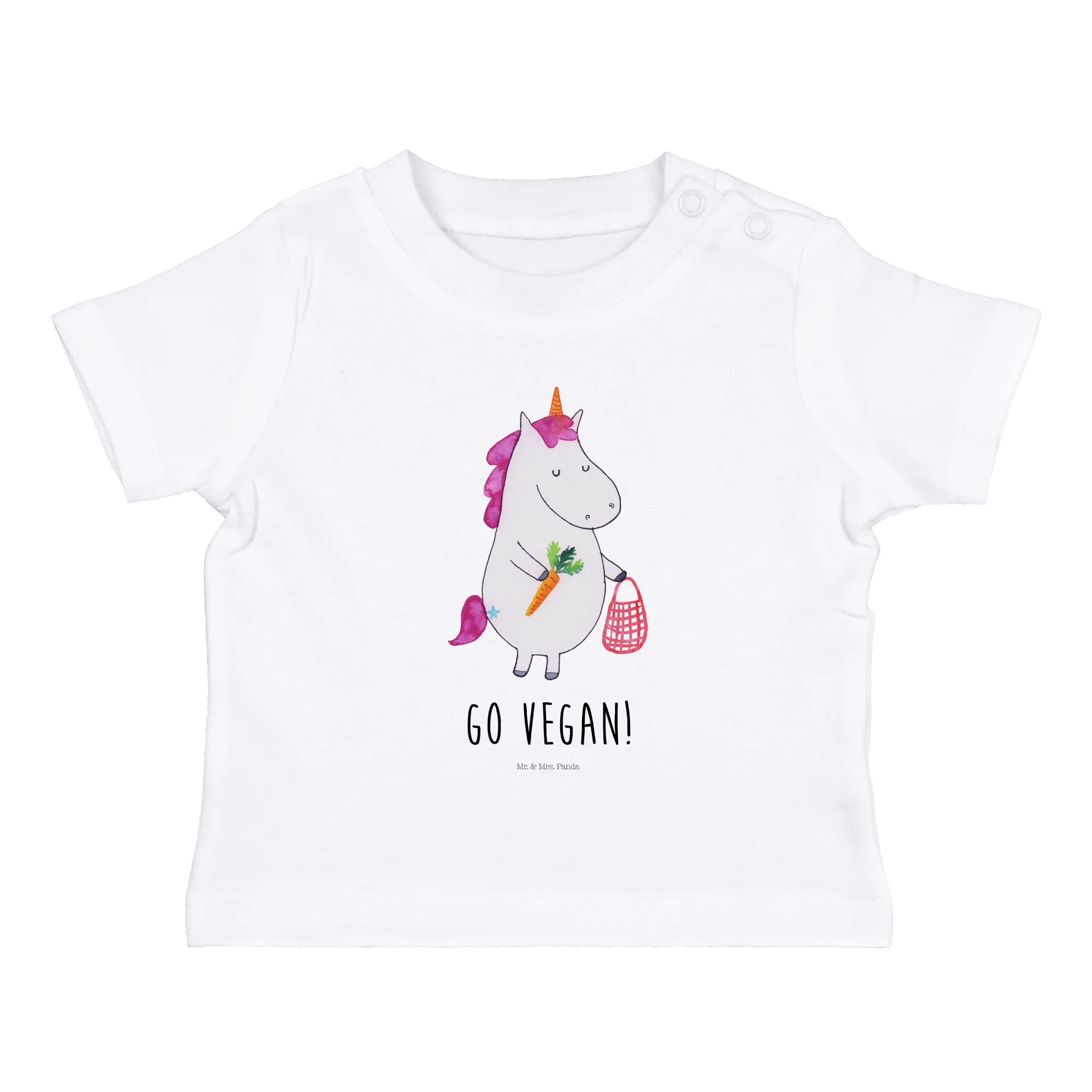 Organic Baby Shirt Einhorn Vegan