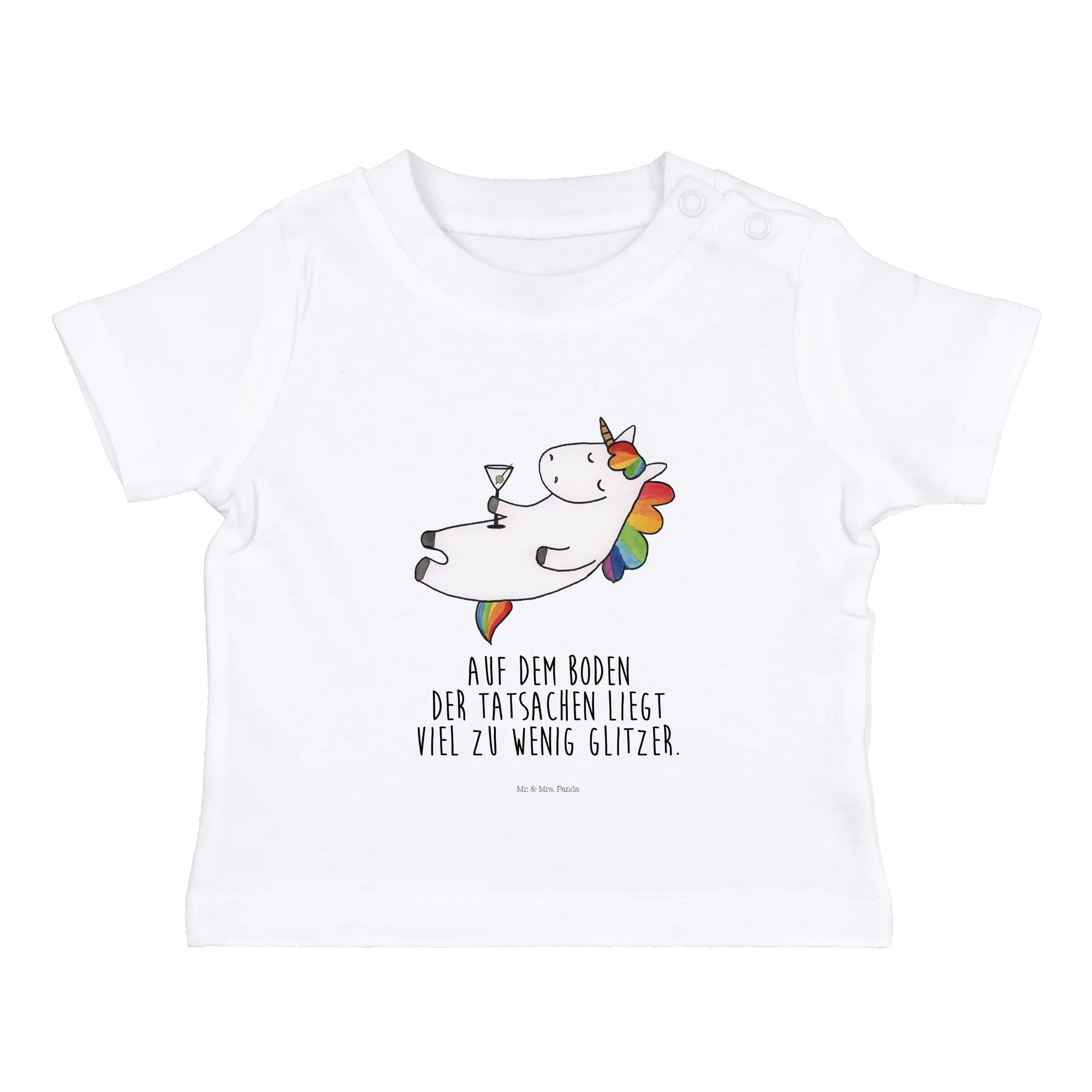 Organic Baby Shirt Einhorn Cocktail