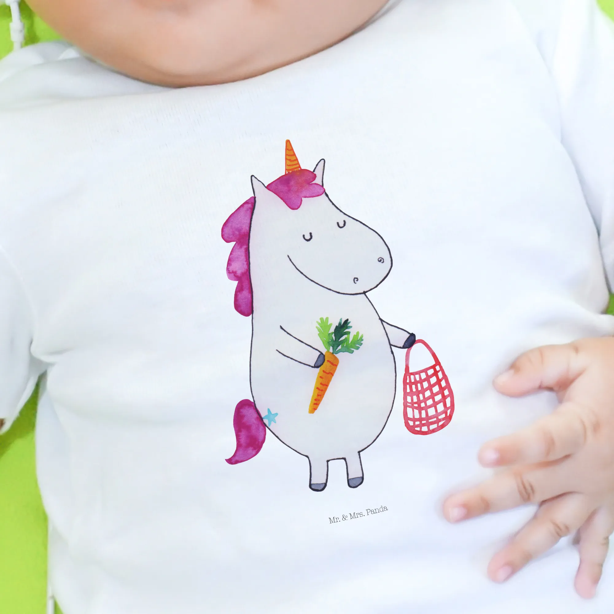 Organic Baby Shirt Einhorn Gemüse