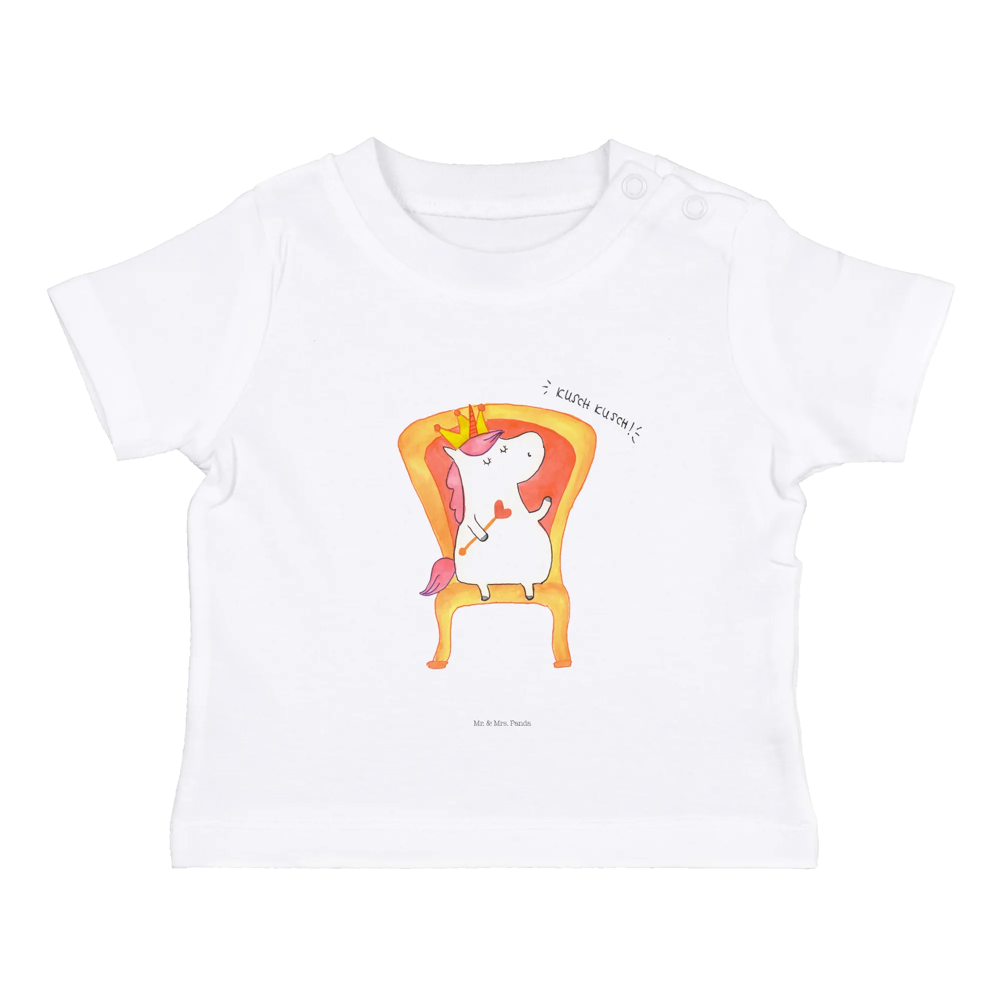 Organic Baby Shirt Einhorn König