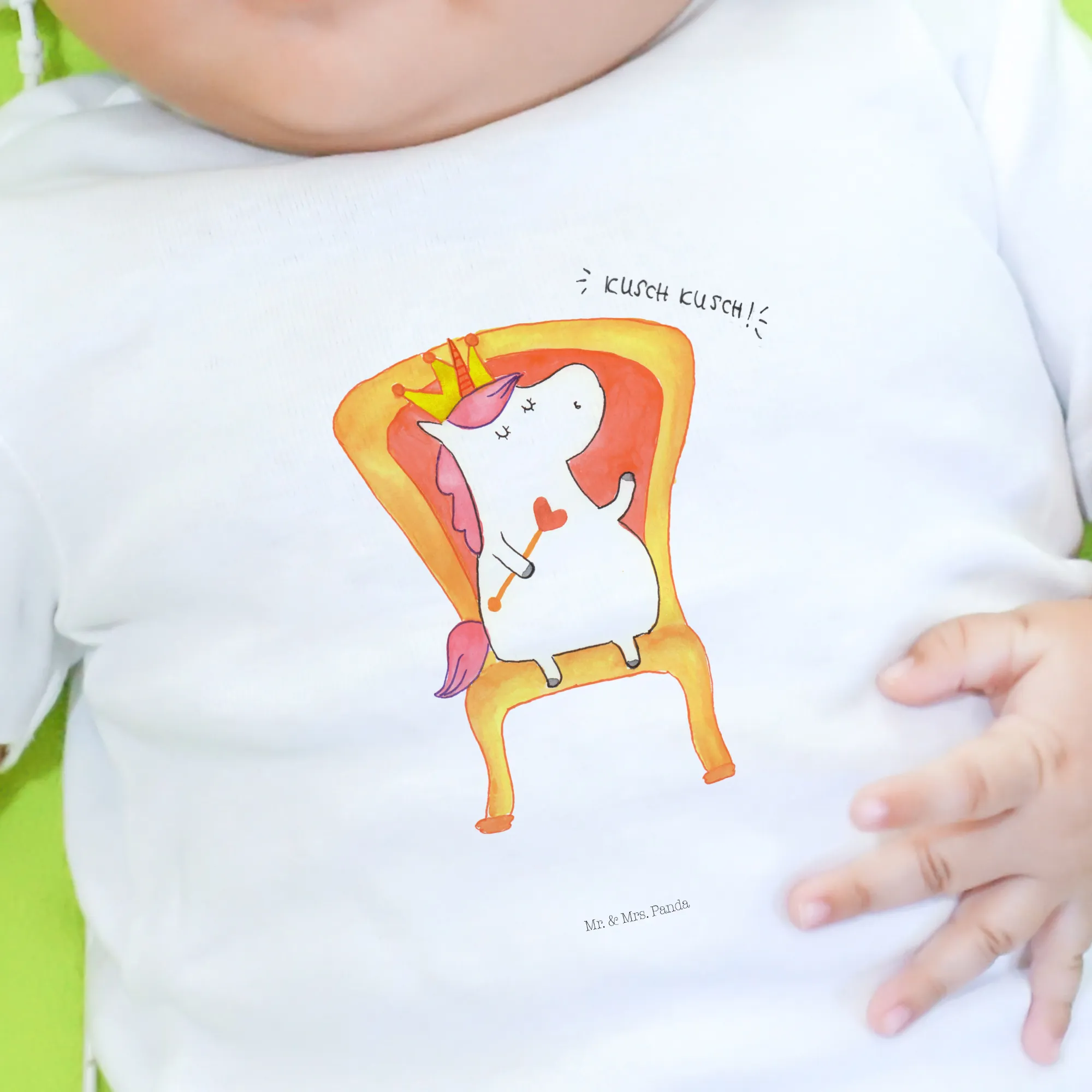 Organic Baby Shirt Einhorn König