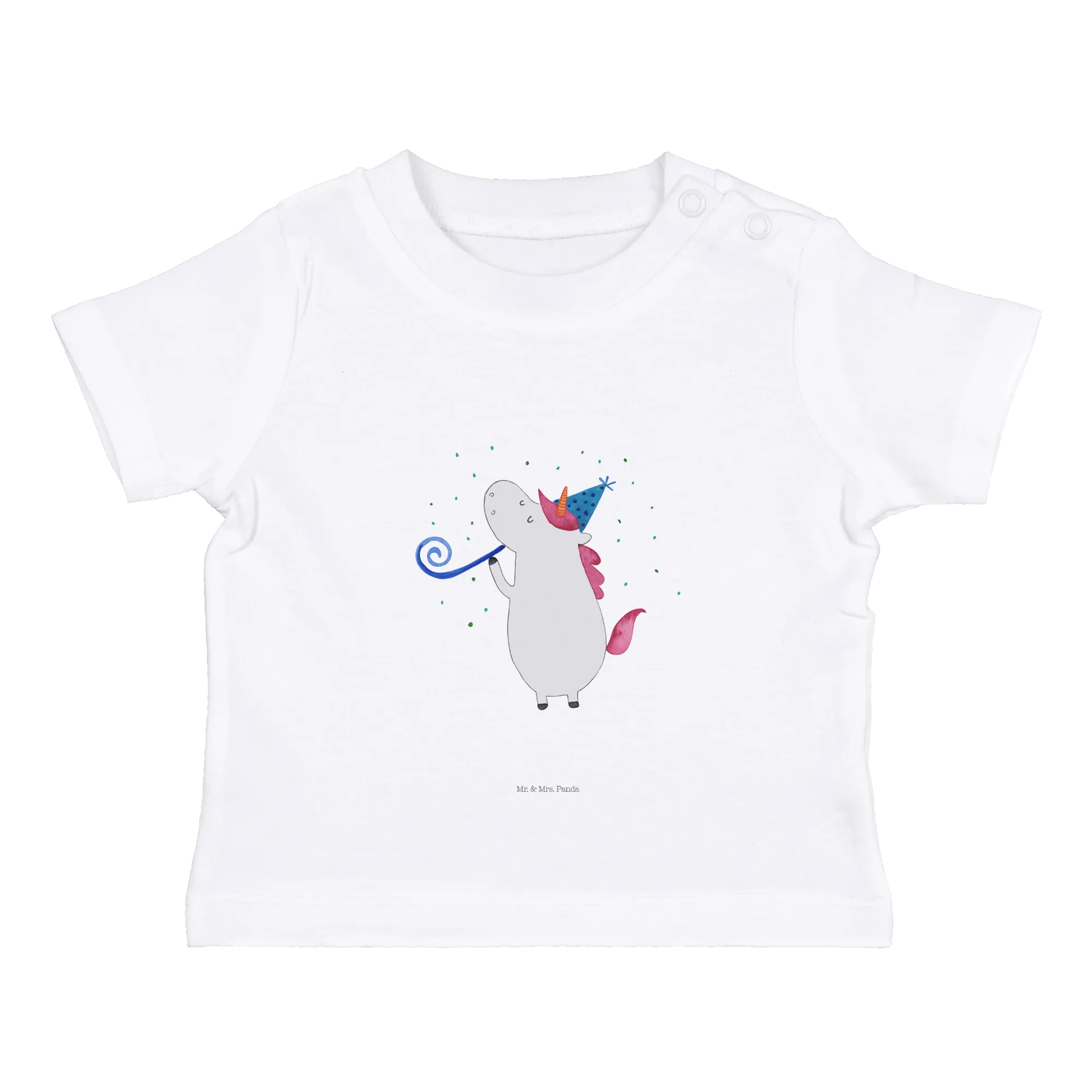 Organic Baby Shirt Einhorn Party