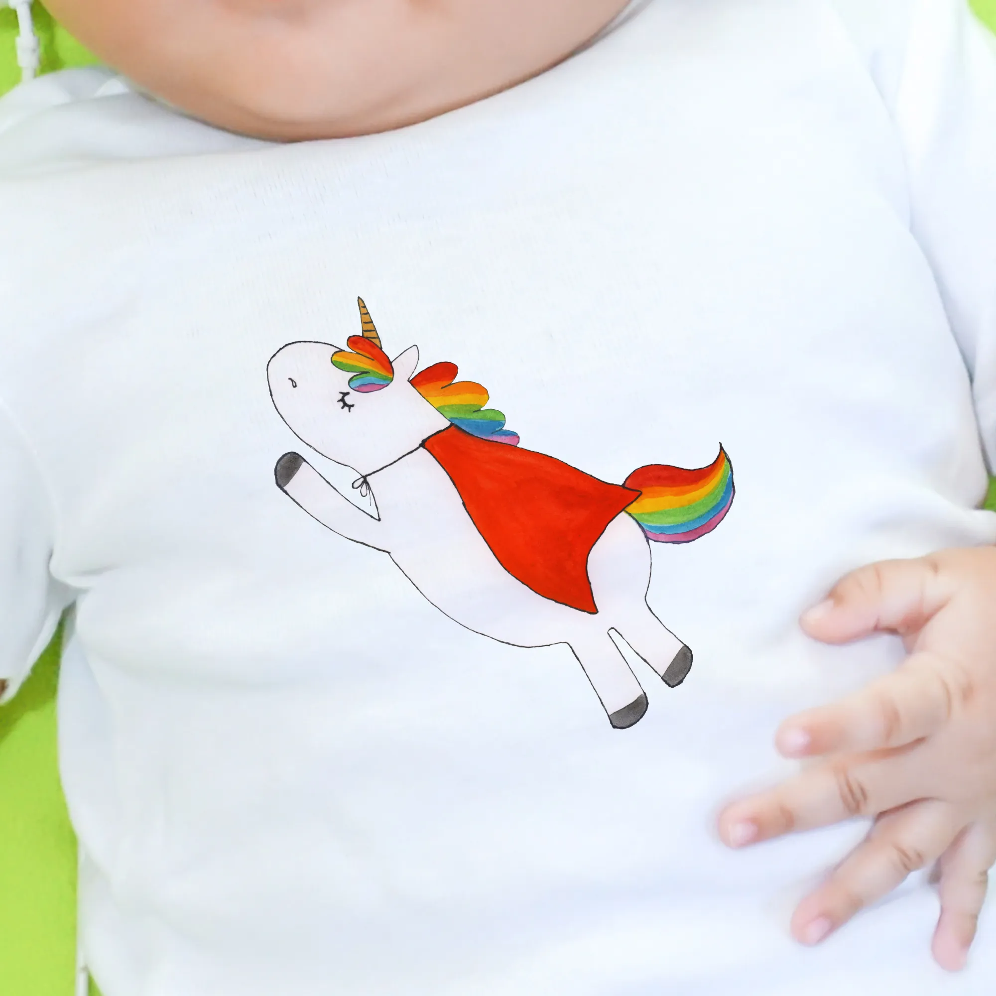 Organic Baby Shirt Einhorn Super