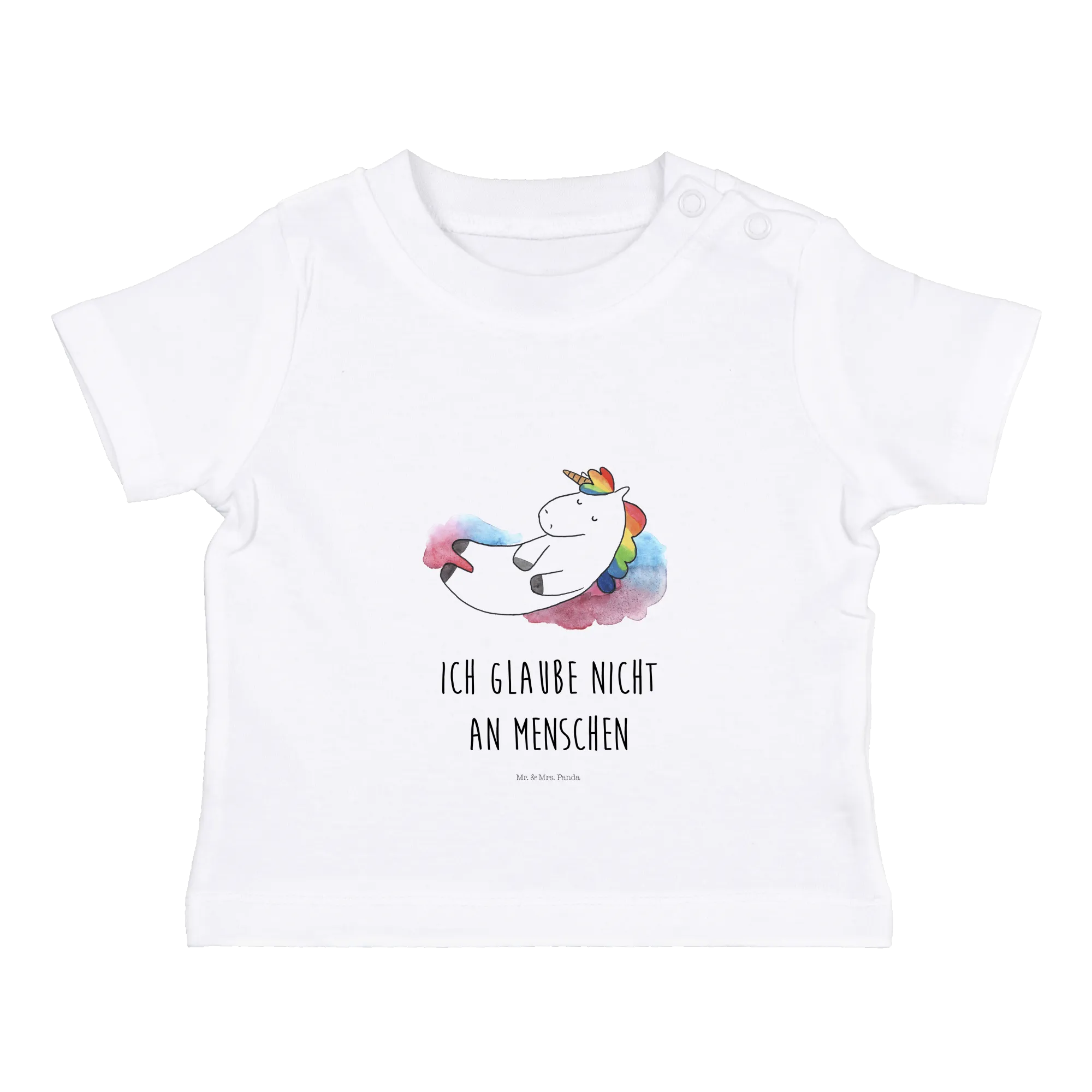 Organic Baby Shirt Einhorn Wolke 7