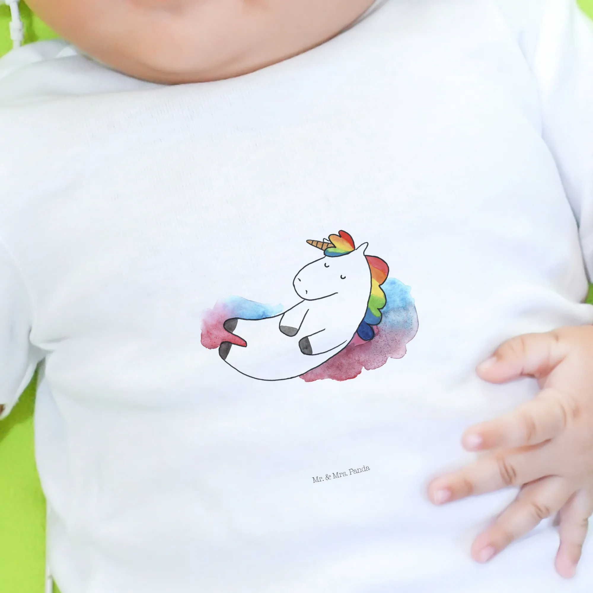 Organic Baby Shirt Einhorn Wolke 7