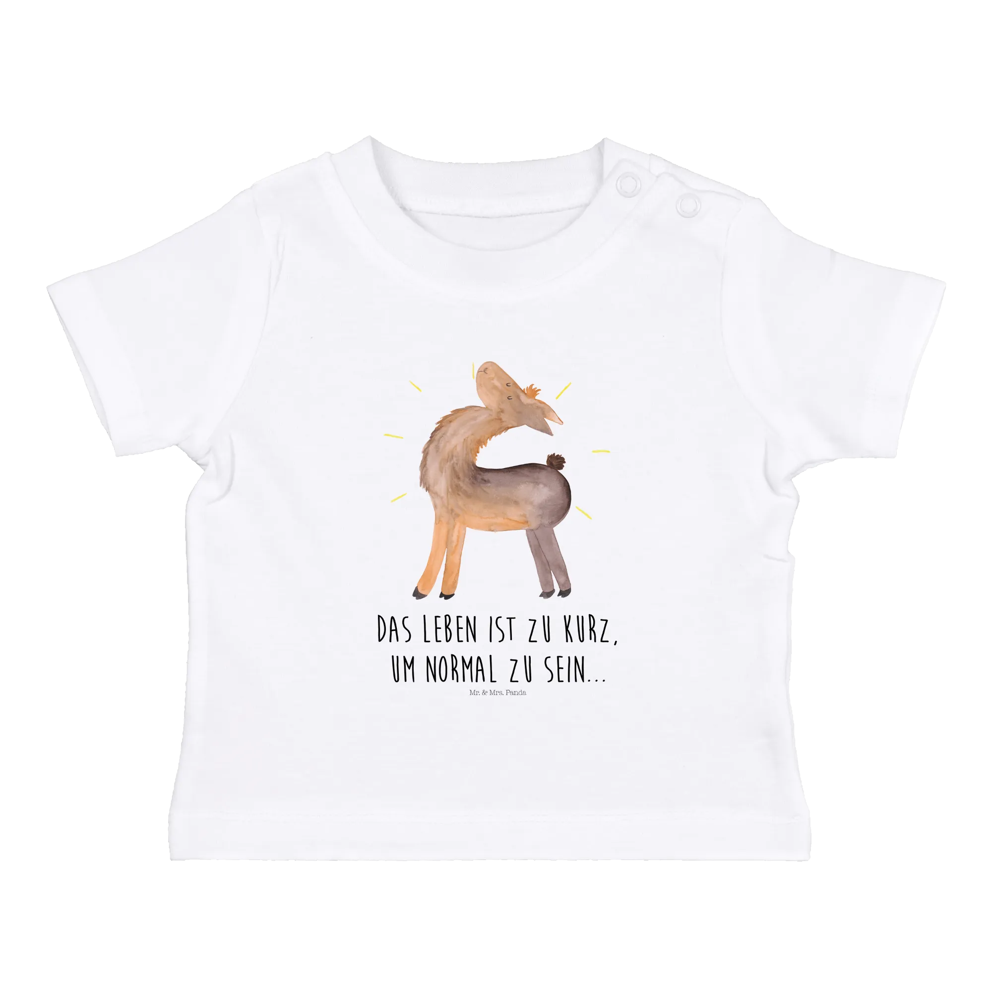 Organic Baby Shirt Lama Stolz