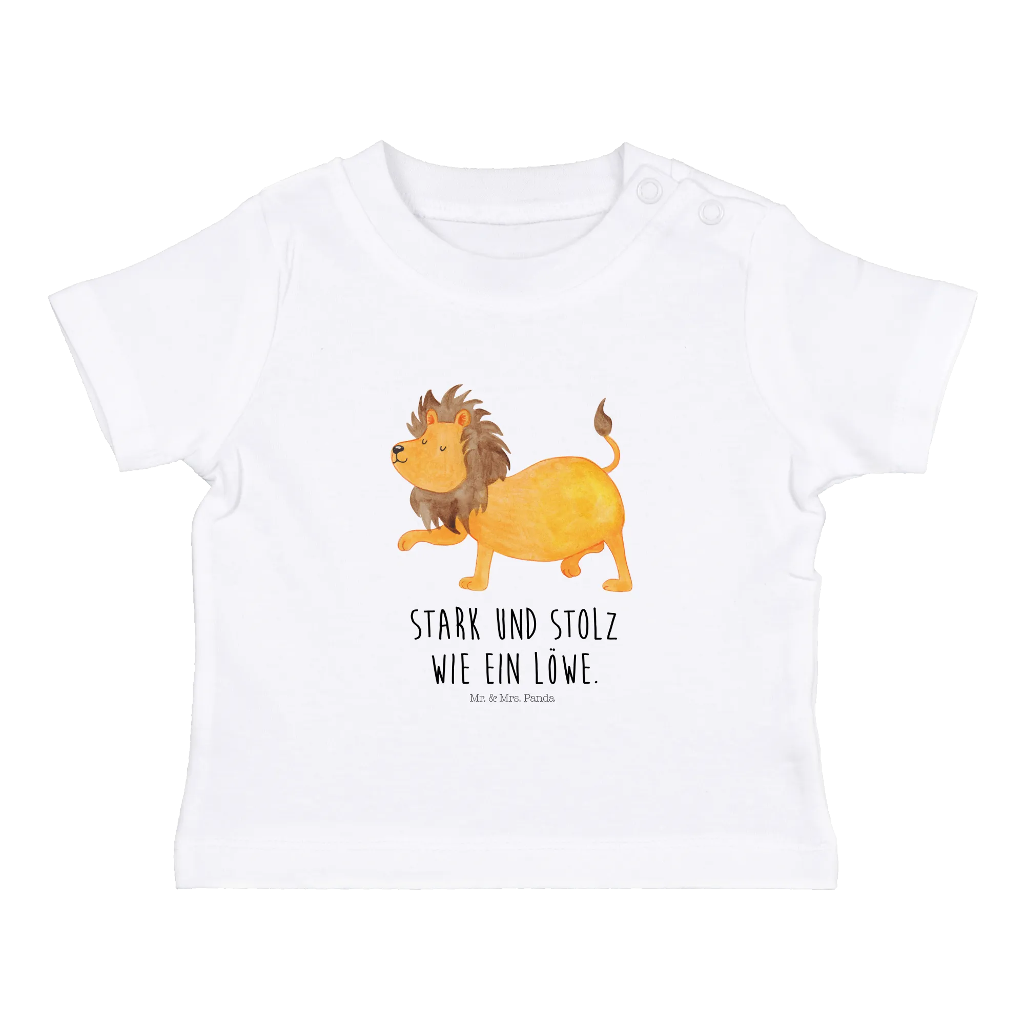 Organic Baby Shirt Sternzeichen Löwe