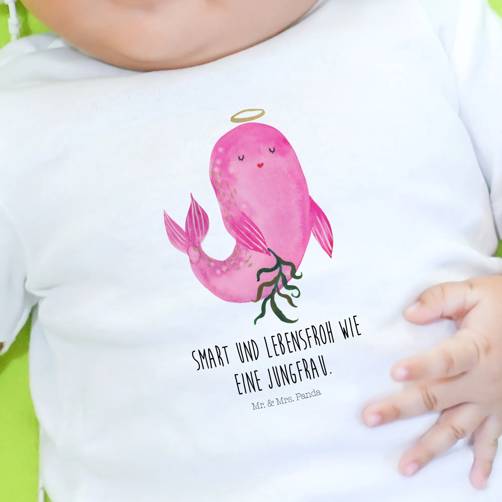 Organic Baby Shirt Sternzeichen Jungfrau