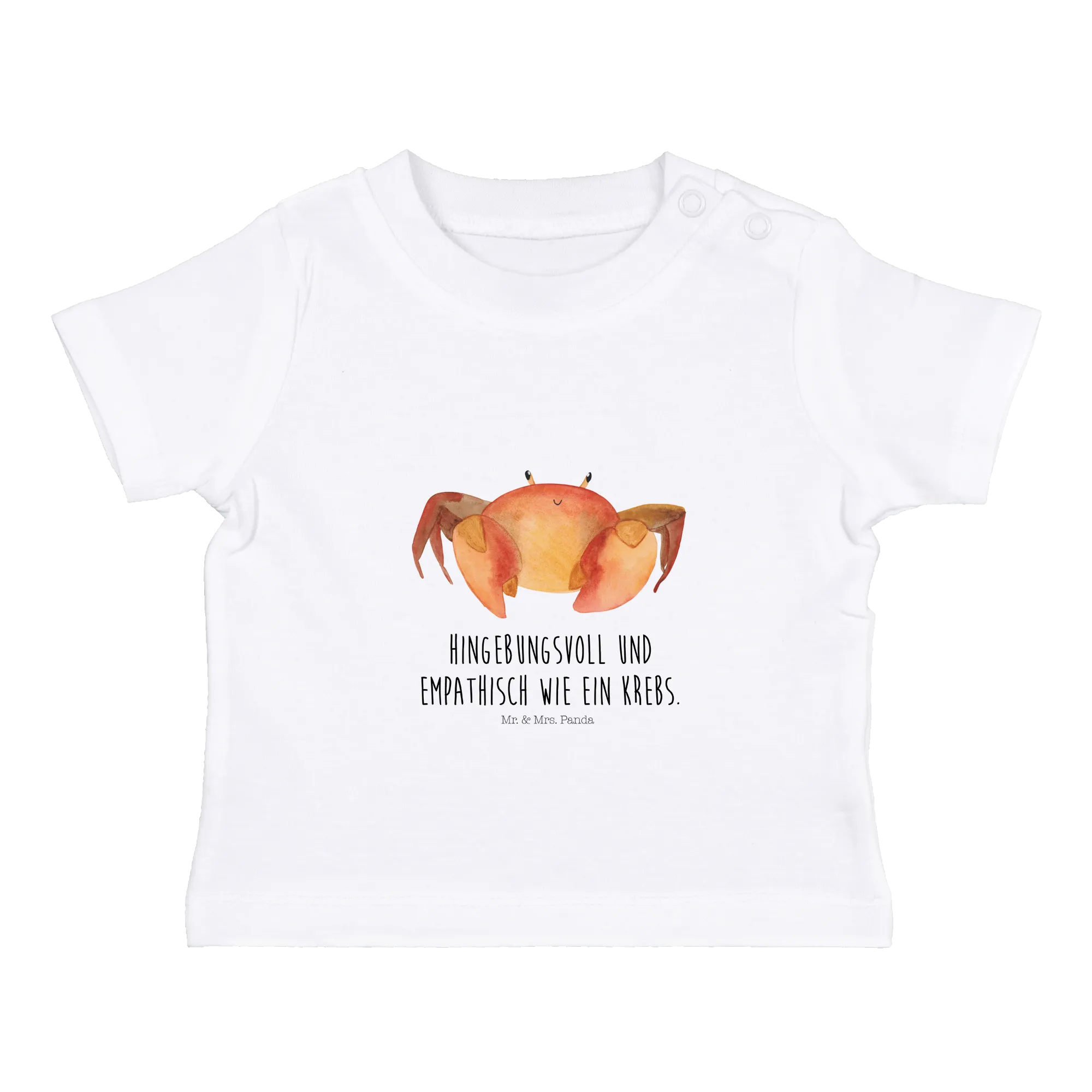 Organic Baby Shirt Sternzeichen Krebs