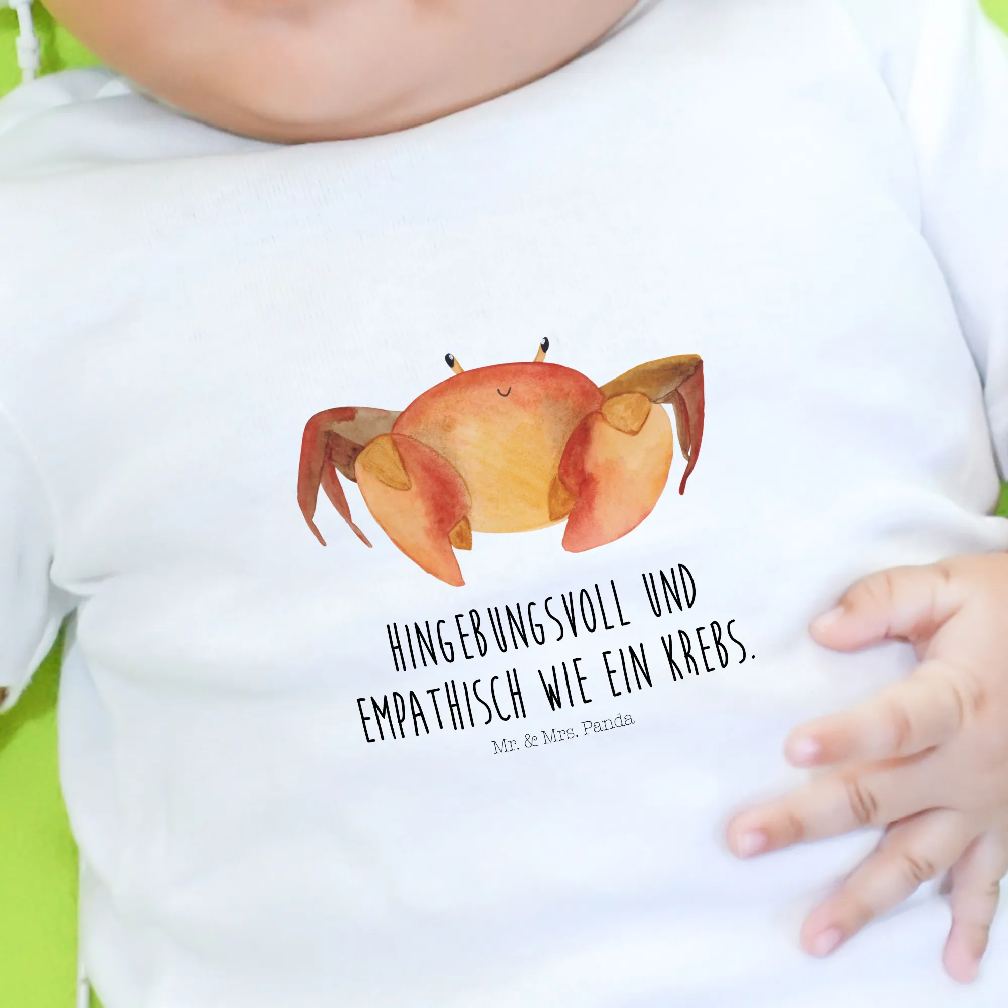 Organic Baby Shirt Sternzeichen Krebs