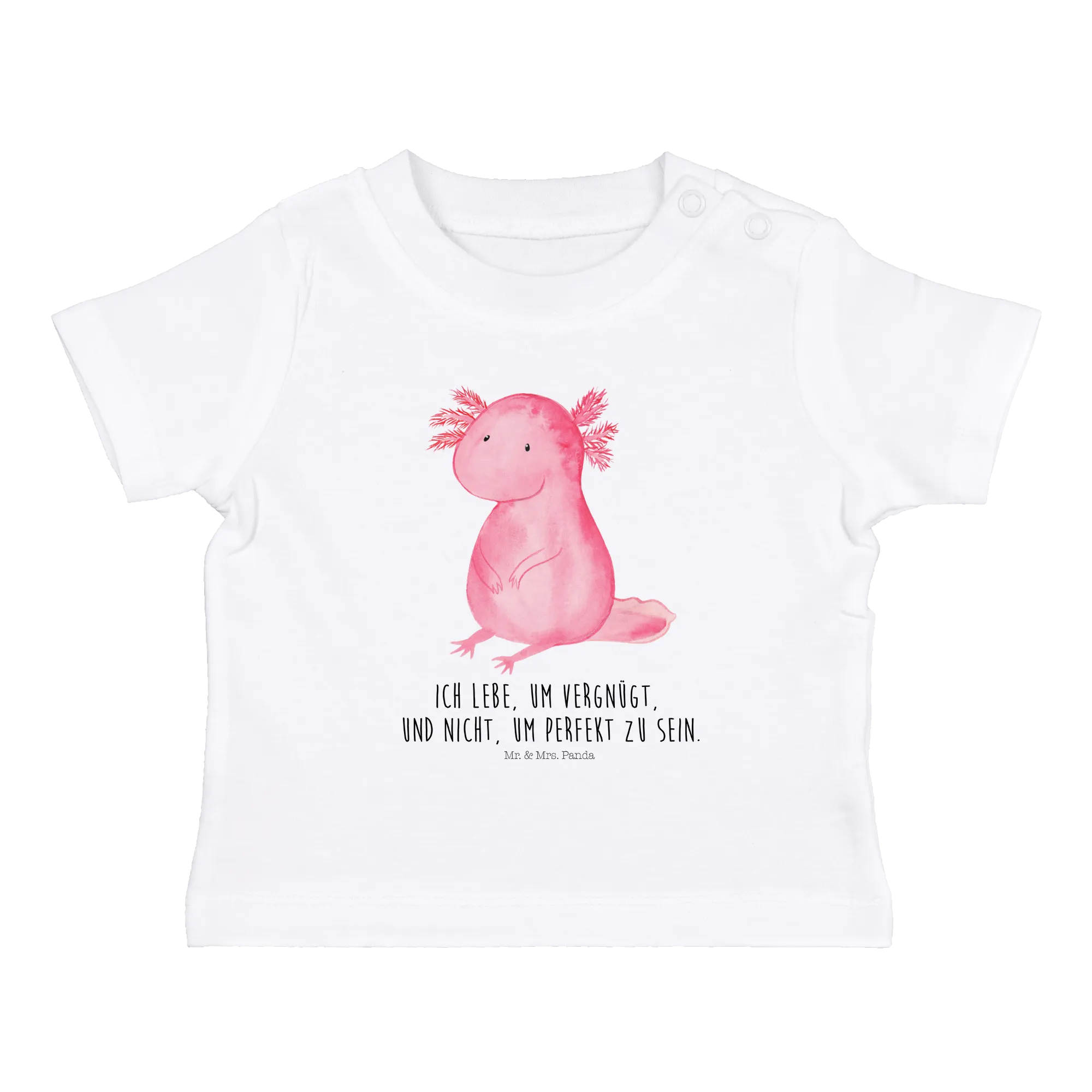 Organic Baby Shirt Axolotl null