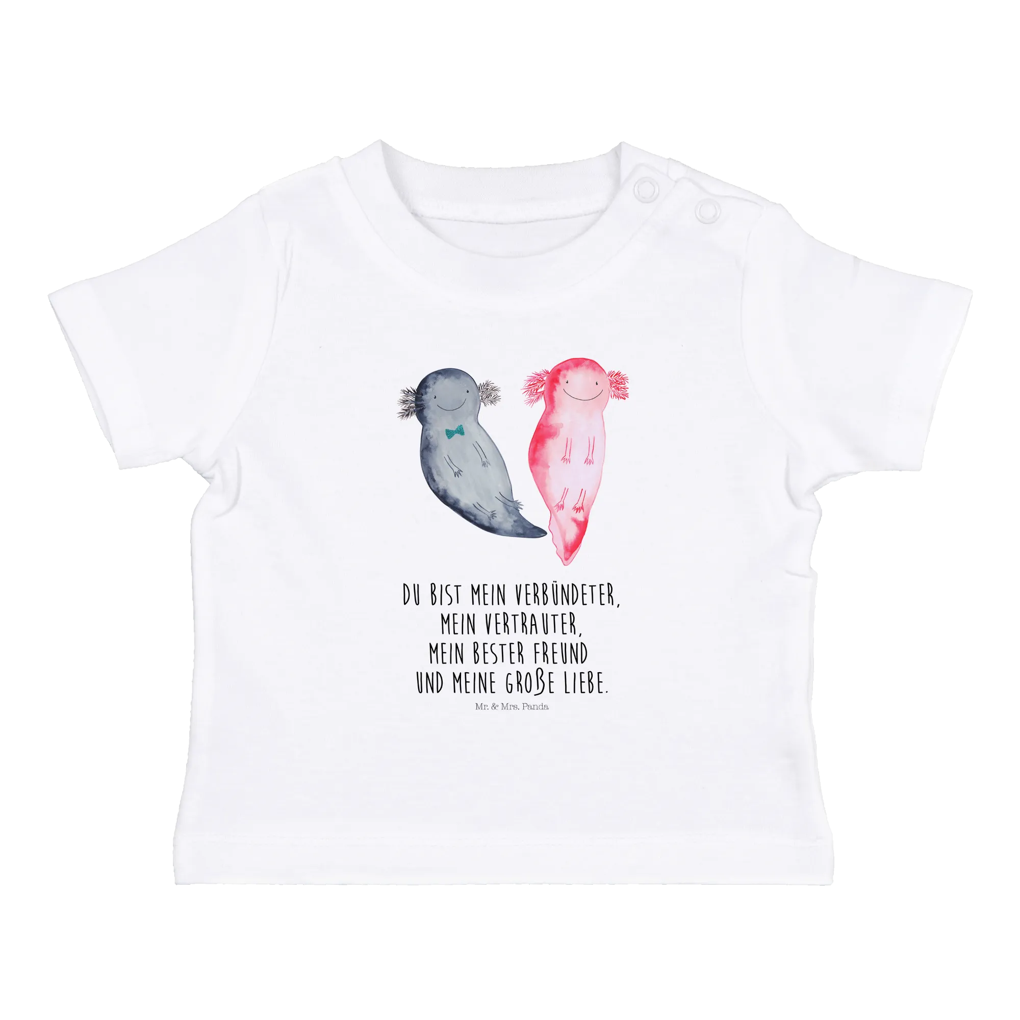 Organic Baby Shirt Axolotl Freundin