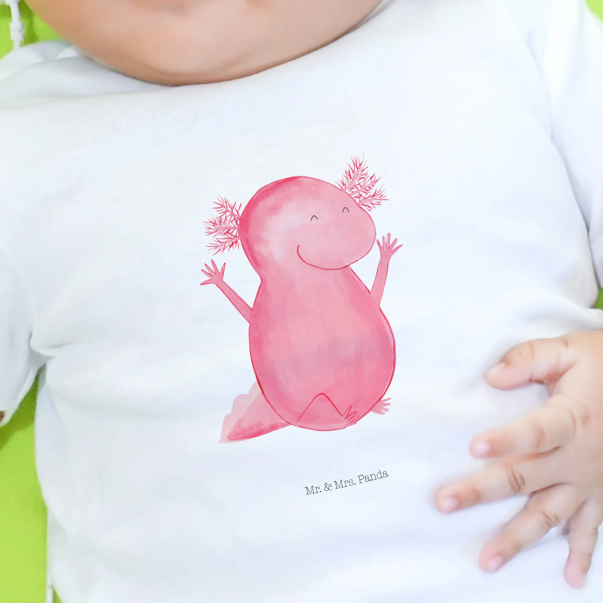 Organic Baby Shirt Axolotl Hurra