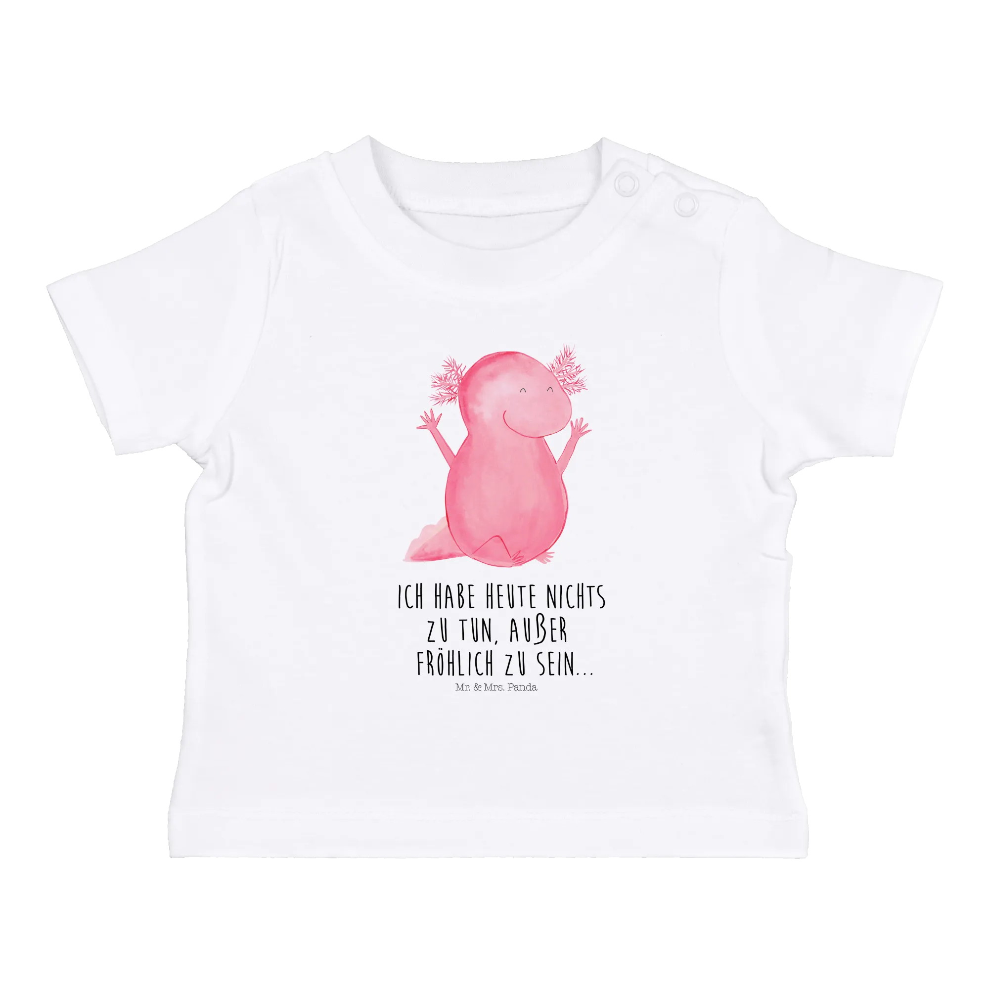 Organic Baby Shirt Axolotl Hurra