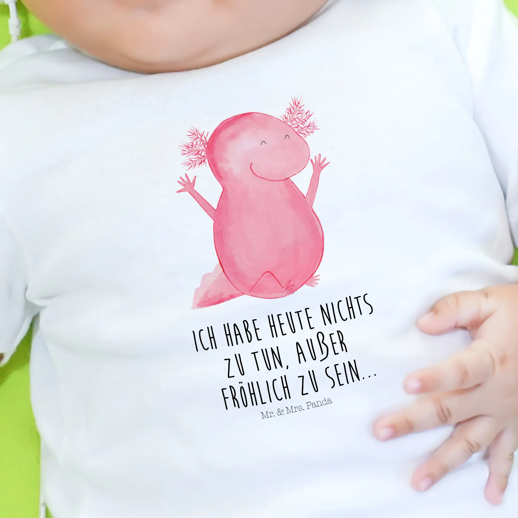 Organic Baby Shirt Axolotl Hurra