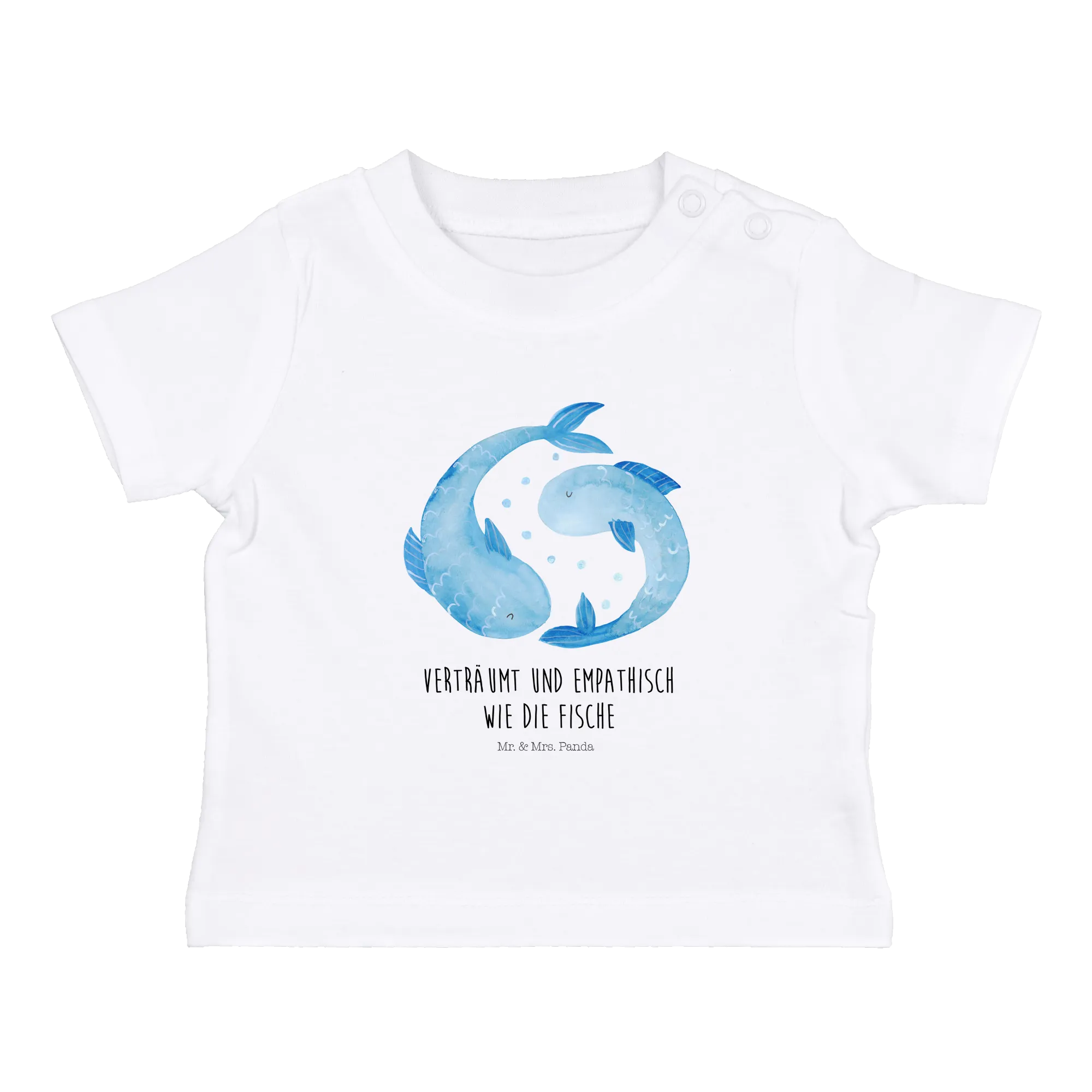 Organic Baby Shirt Sternzeichen Fische