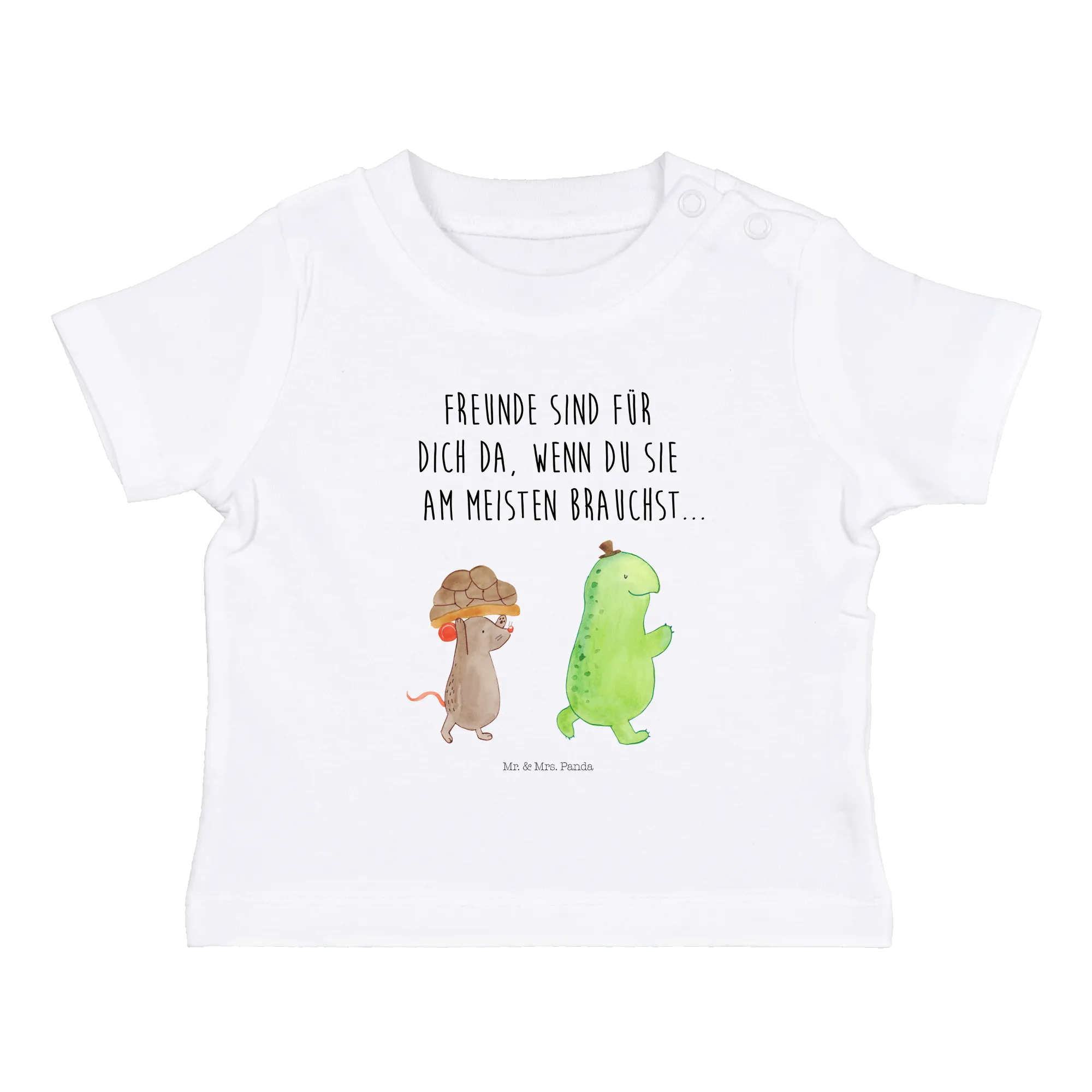 Organic Baby Shirt Schildkröte Maus