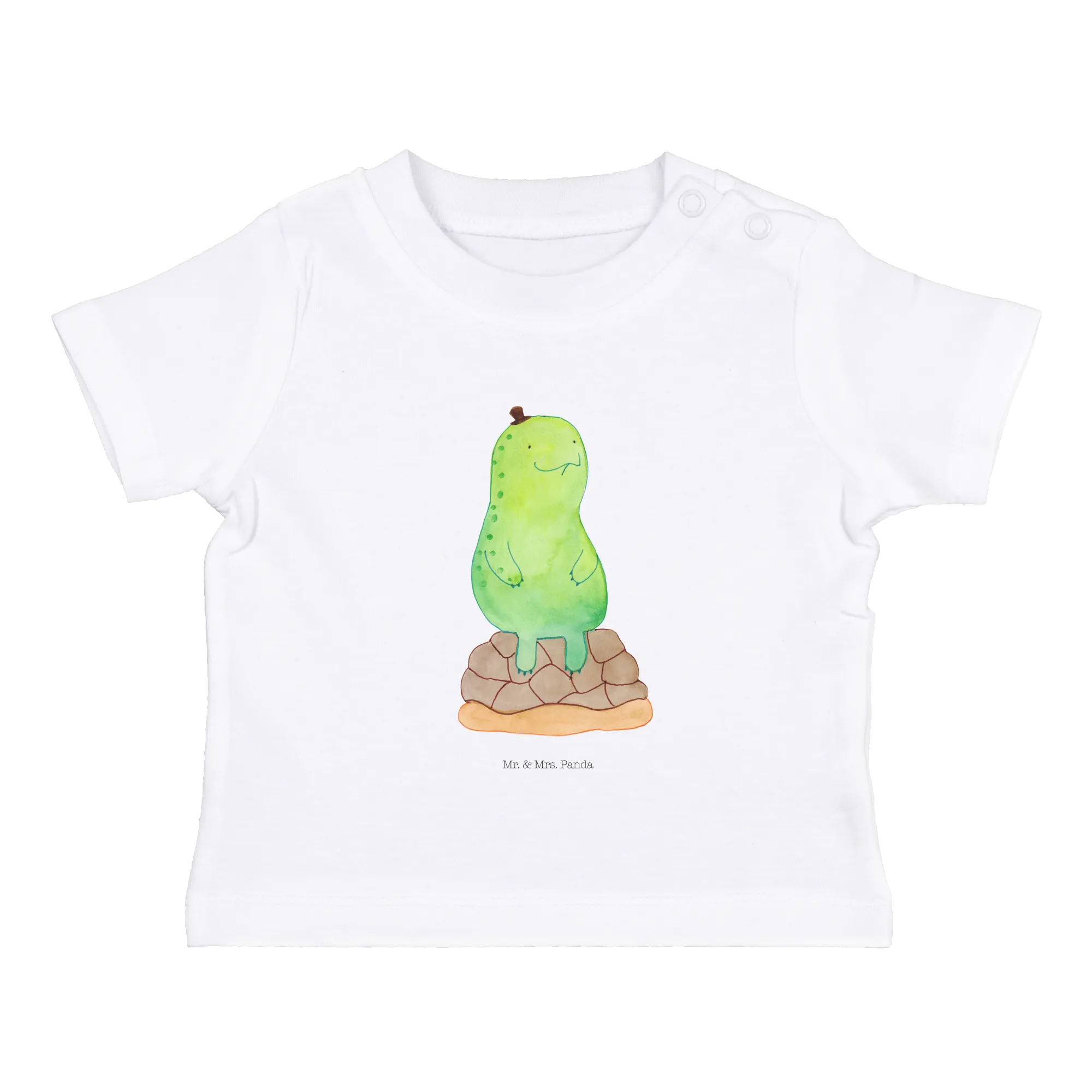 Organic Baby Shirt Schildkröte Pause