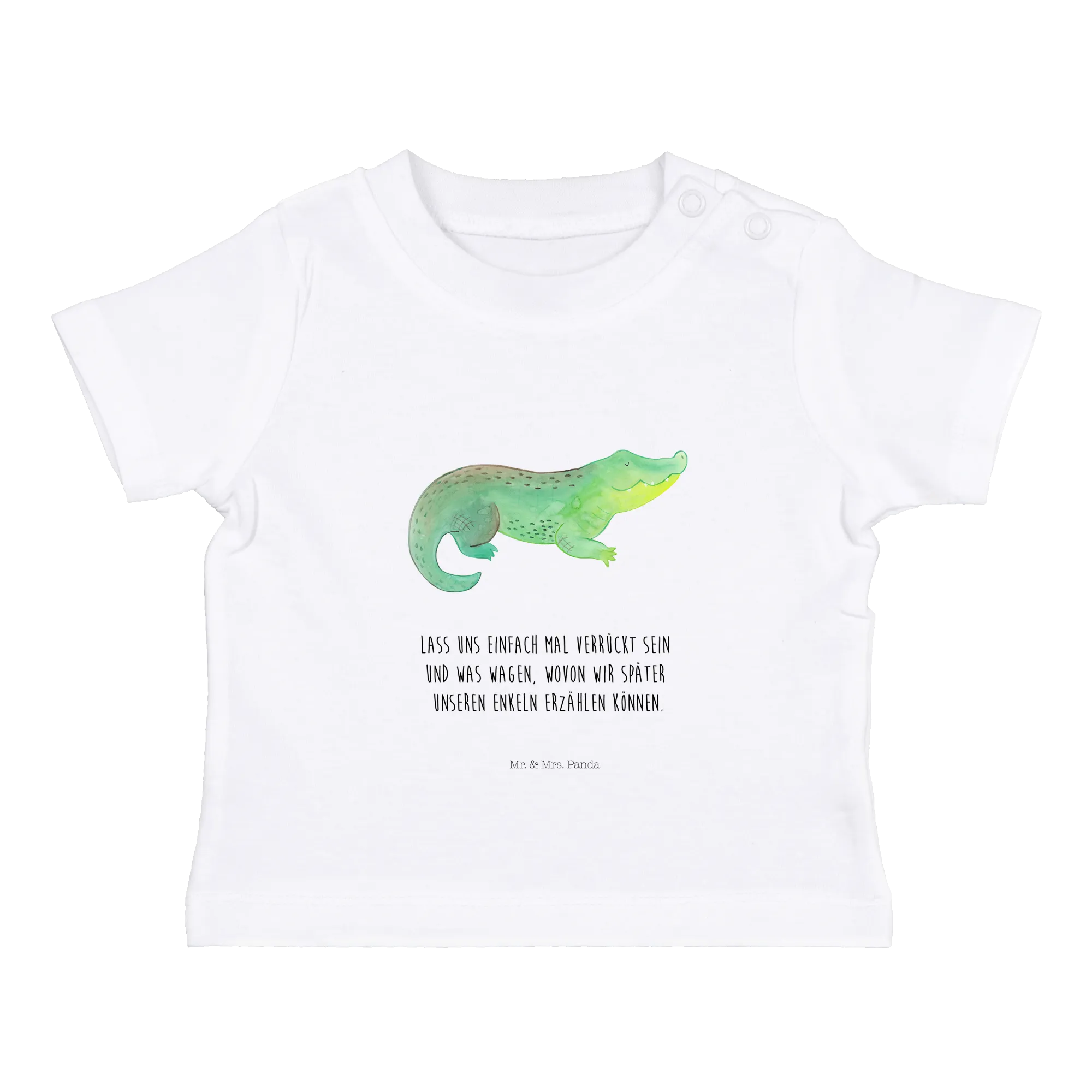 Organic Baby Shirt Krokodil