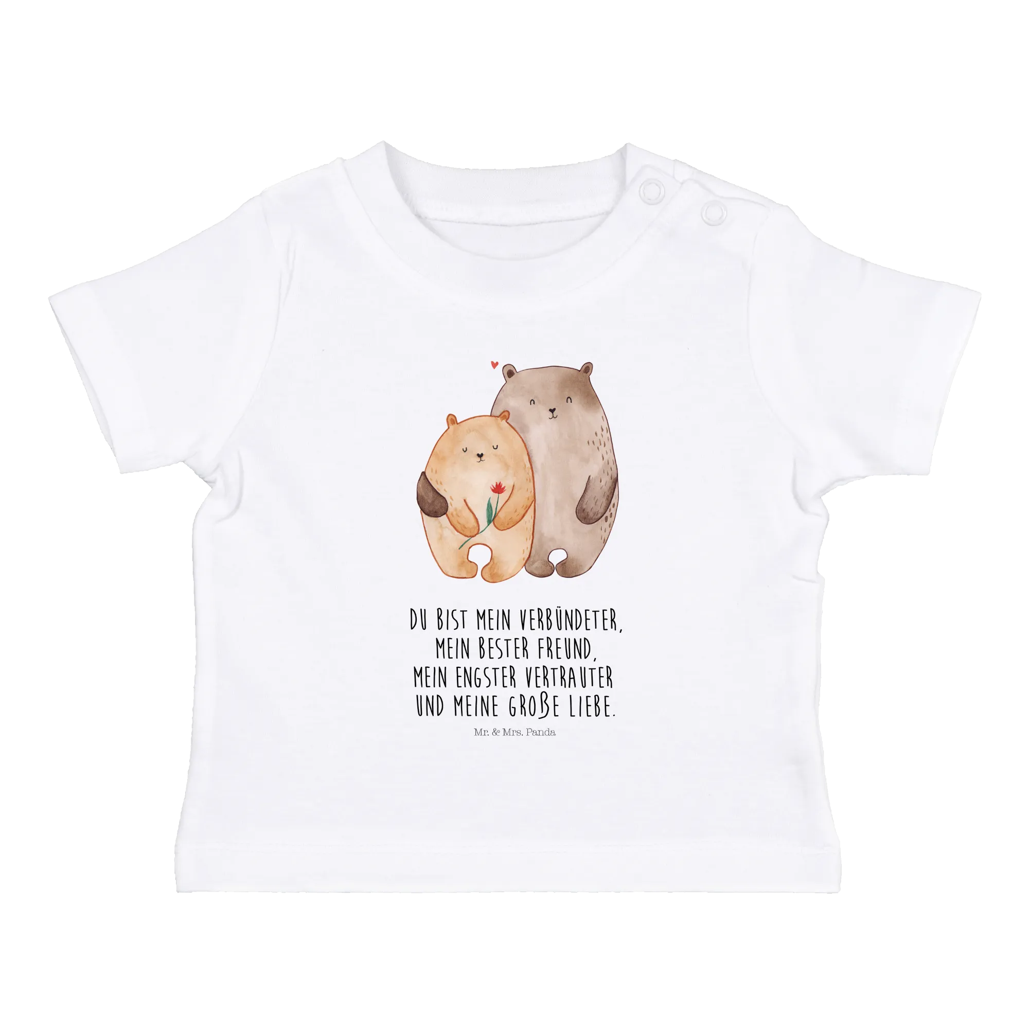 Organic Baby Shirt Bären Liebe