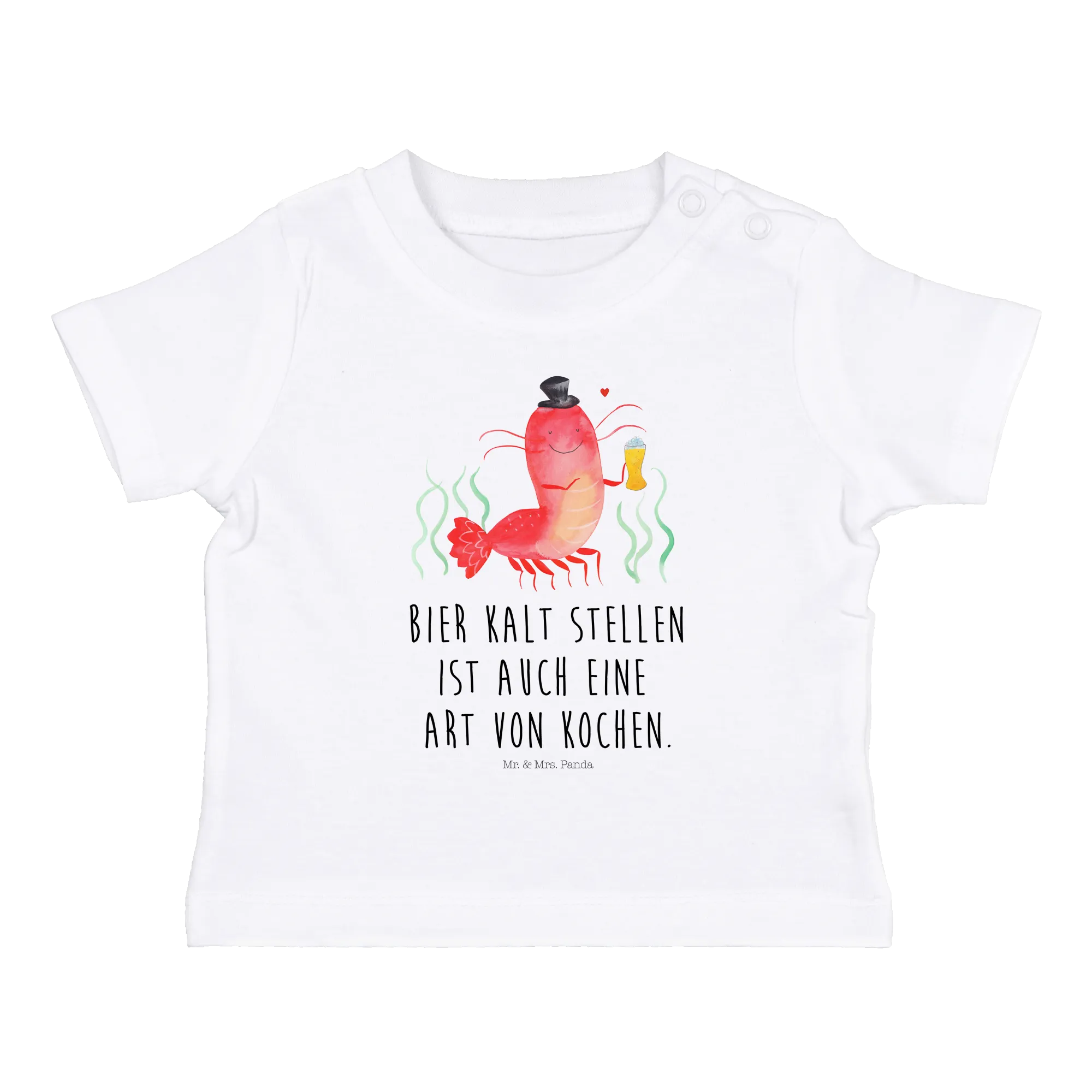 Organic Baby Shirt Hummer Weizen