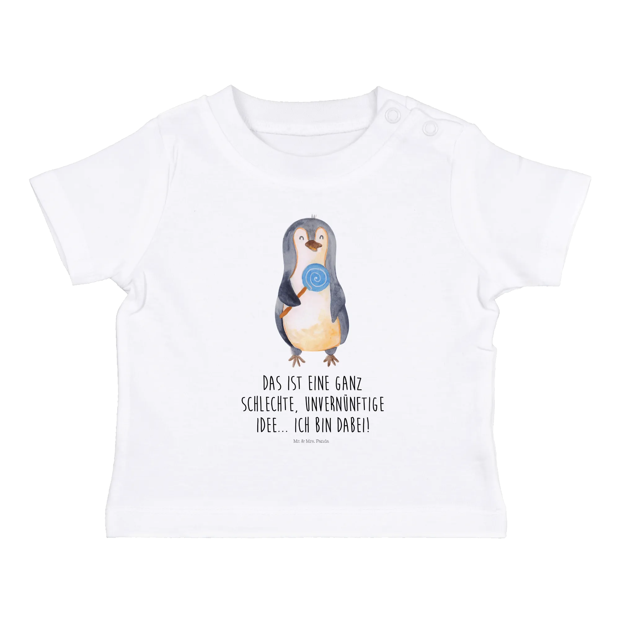 Organic Baby Shirt Pinguin Lolli