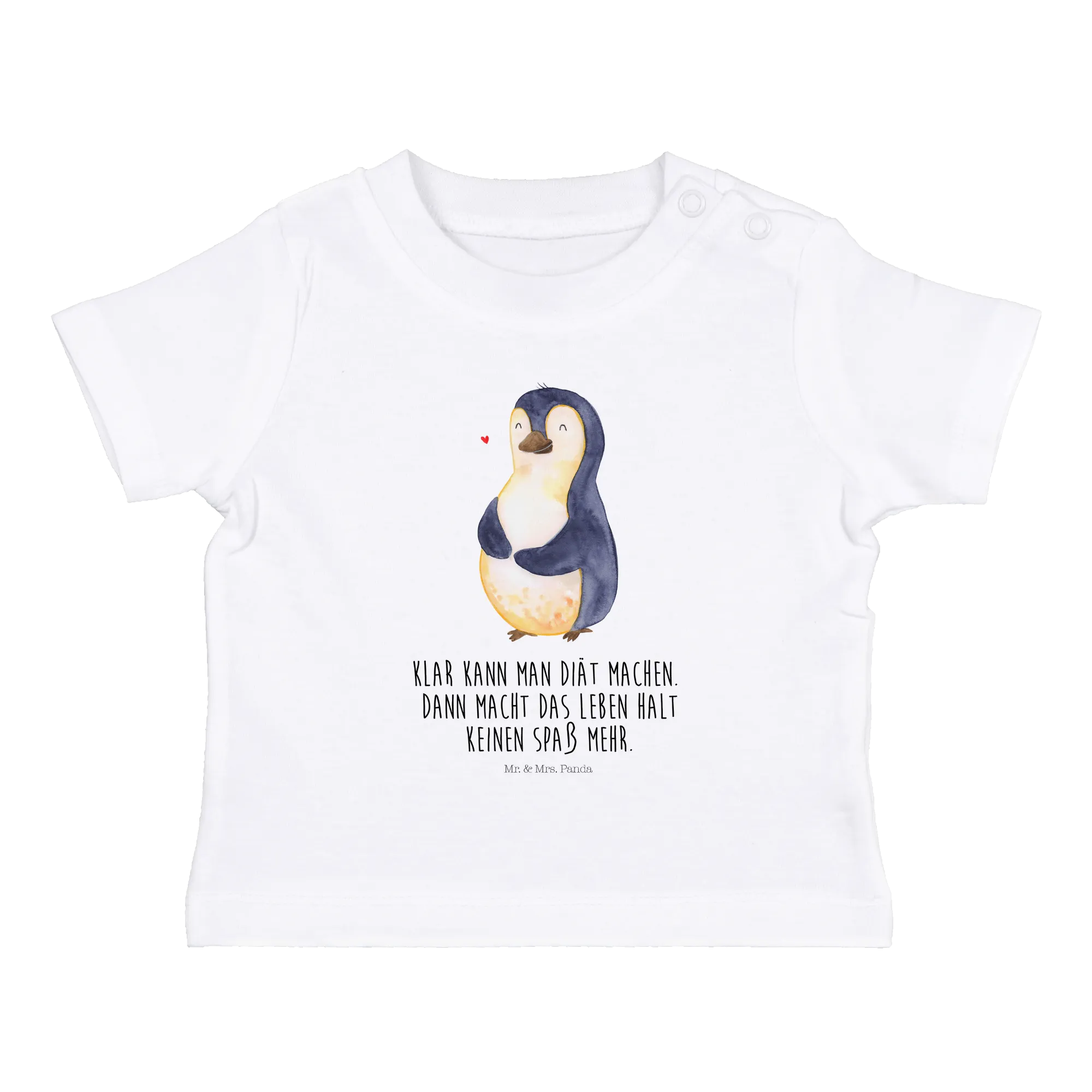 Organic Baby Shirt Pinguin Diät