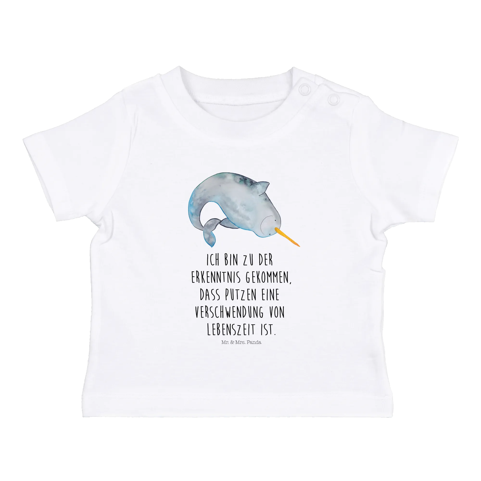 Organic Baby Shirt Narwal