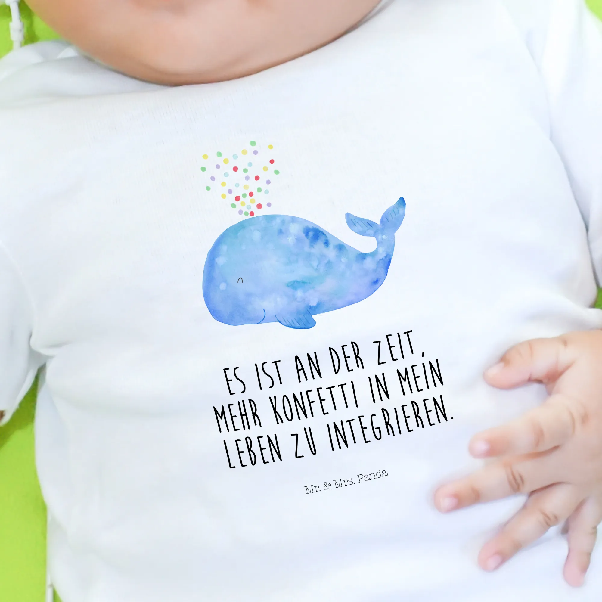 Organic Baby Shirt Wal Konfetti