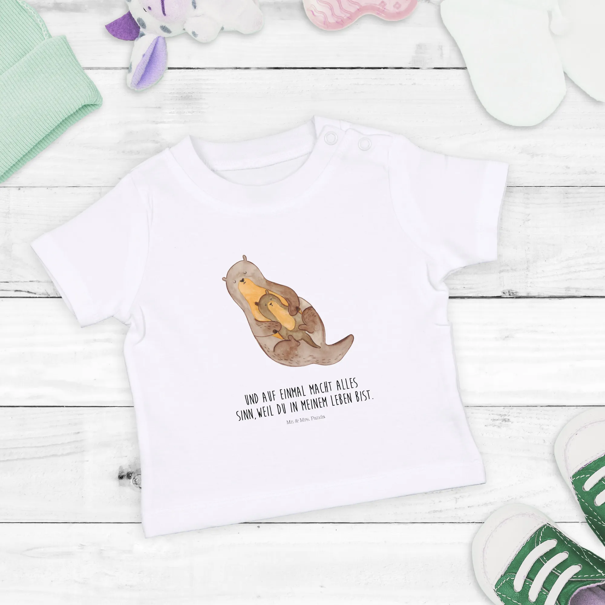 Organic Baby Shirt Otter Kind