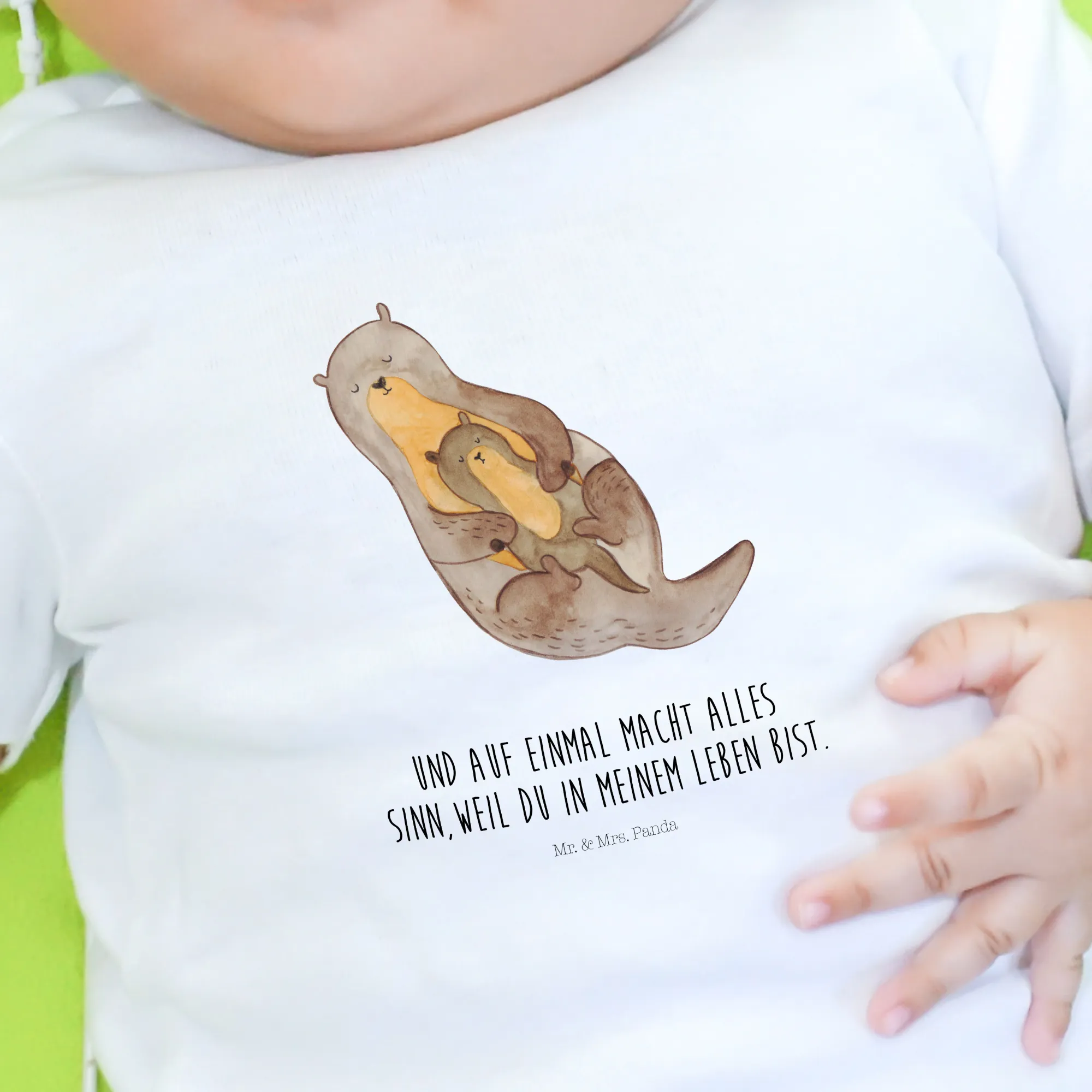 Organic Baby Shirt Otter Kind