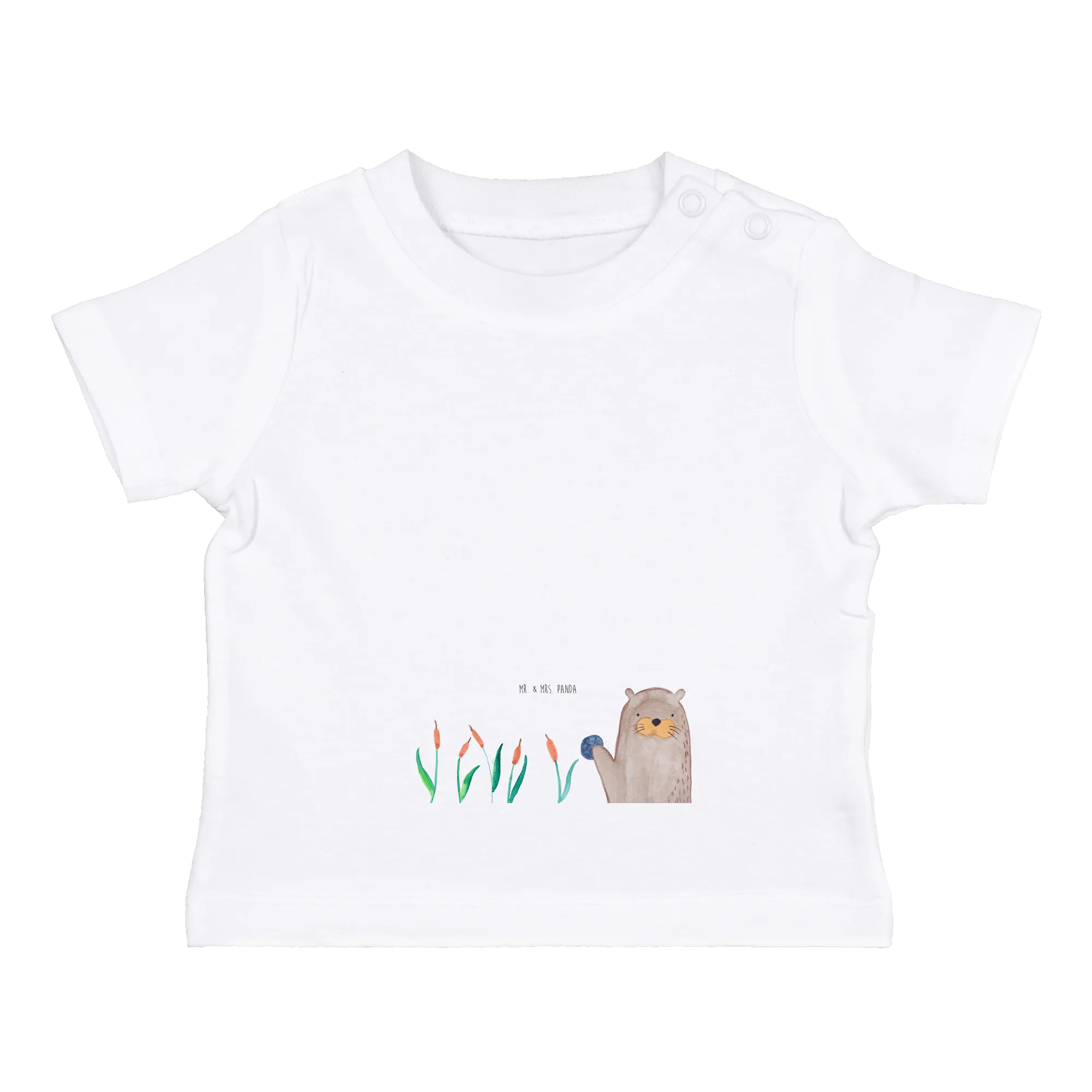 Organic Baby Shirt Otter Stein