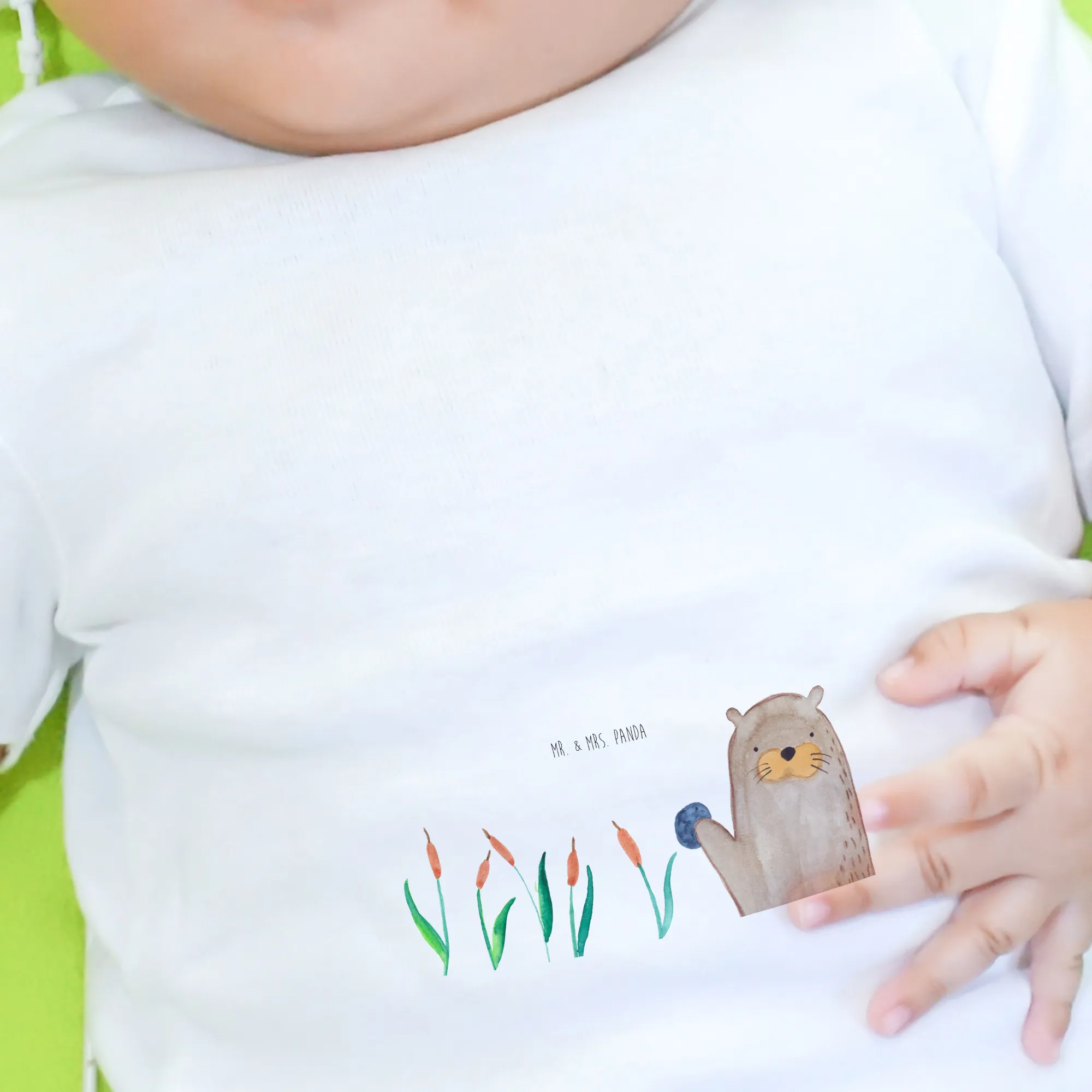 Organic Baby Shirt Otter Stein