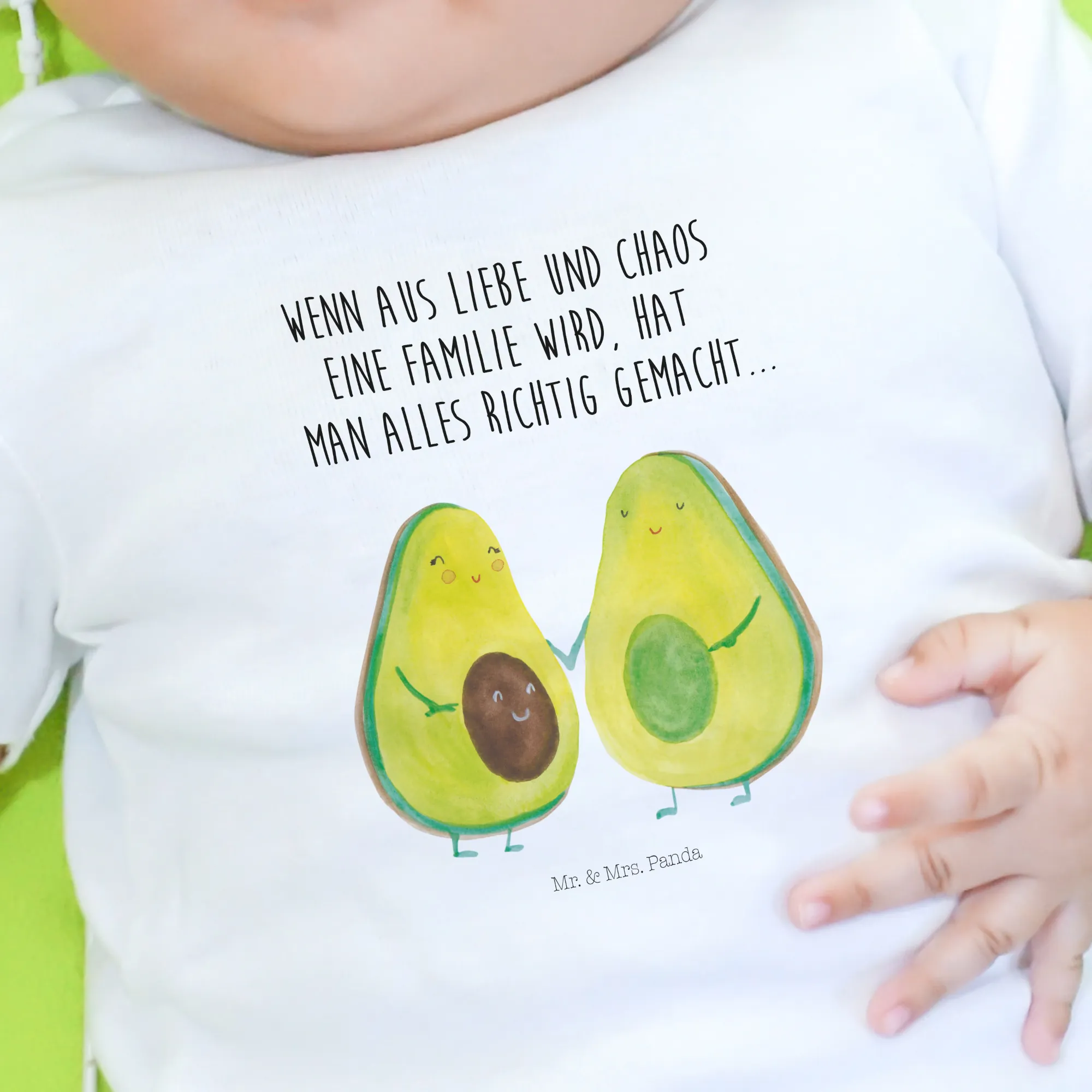 Organic Baby Shirt Avocado Pärchen