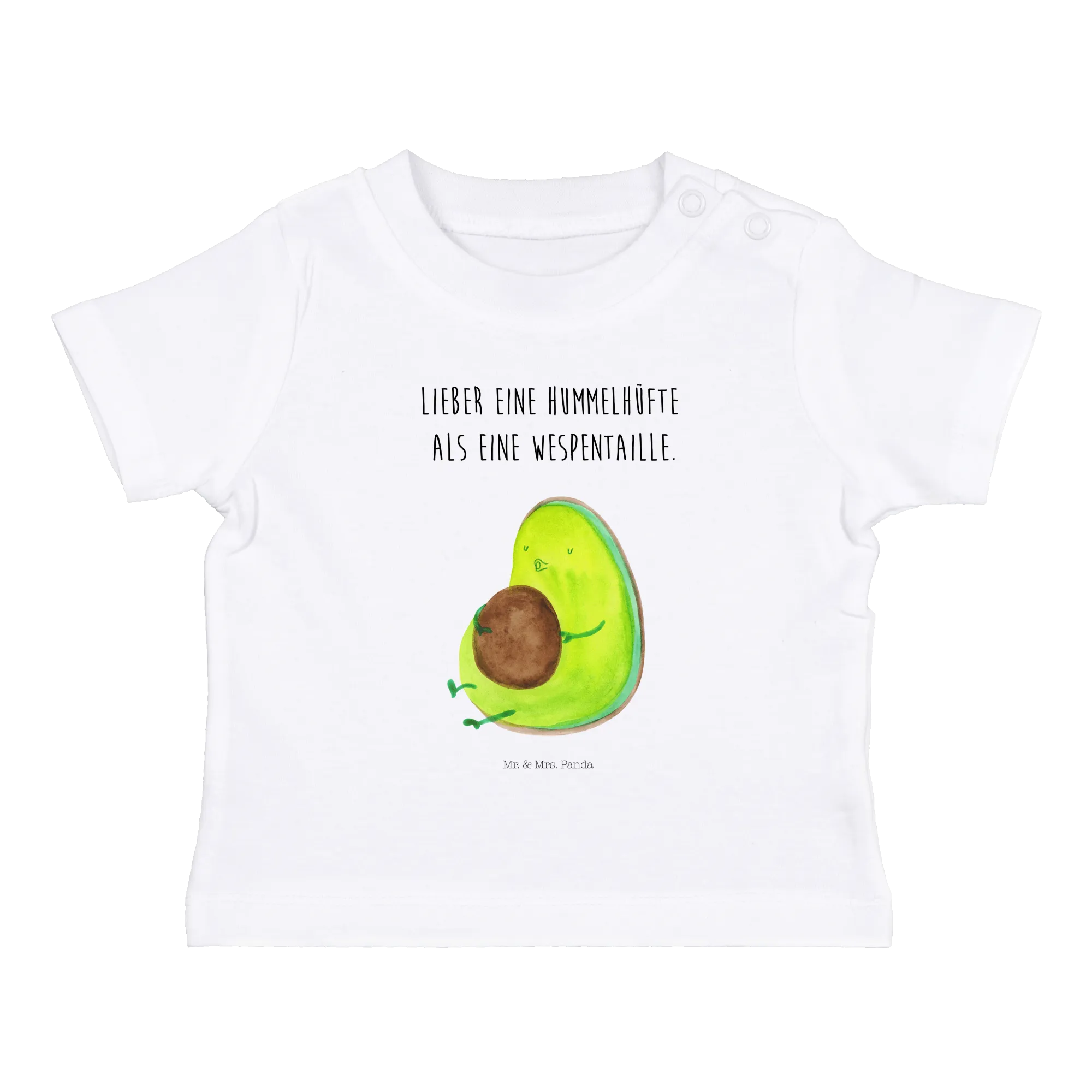 Organic Baby Shirt Avocado Pfeifen