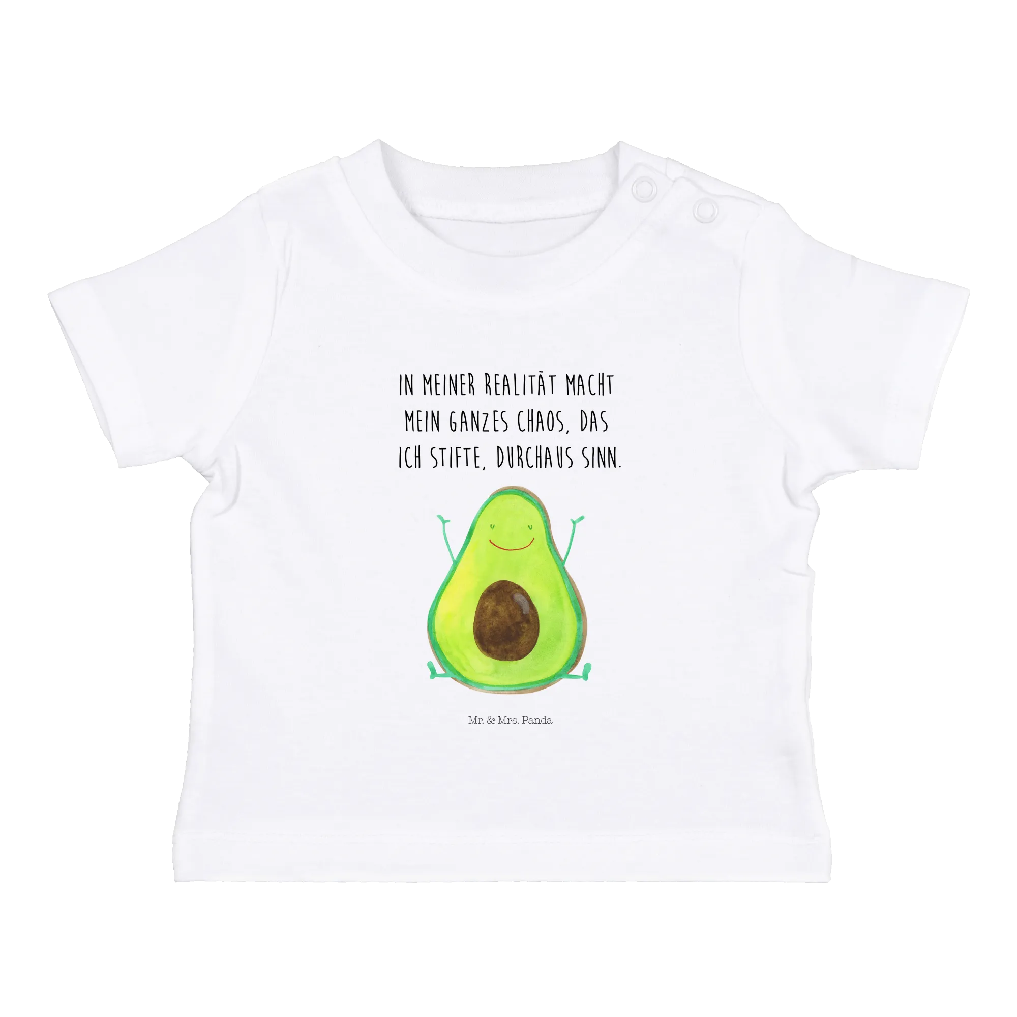 Organic Baby Shirt Avocado Glücklich