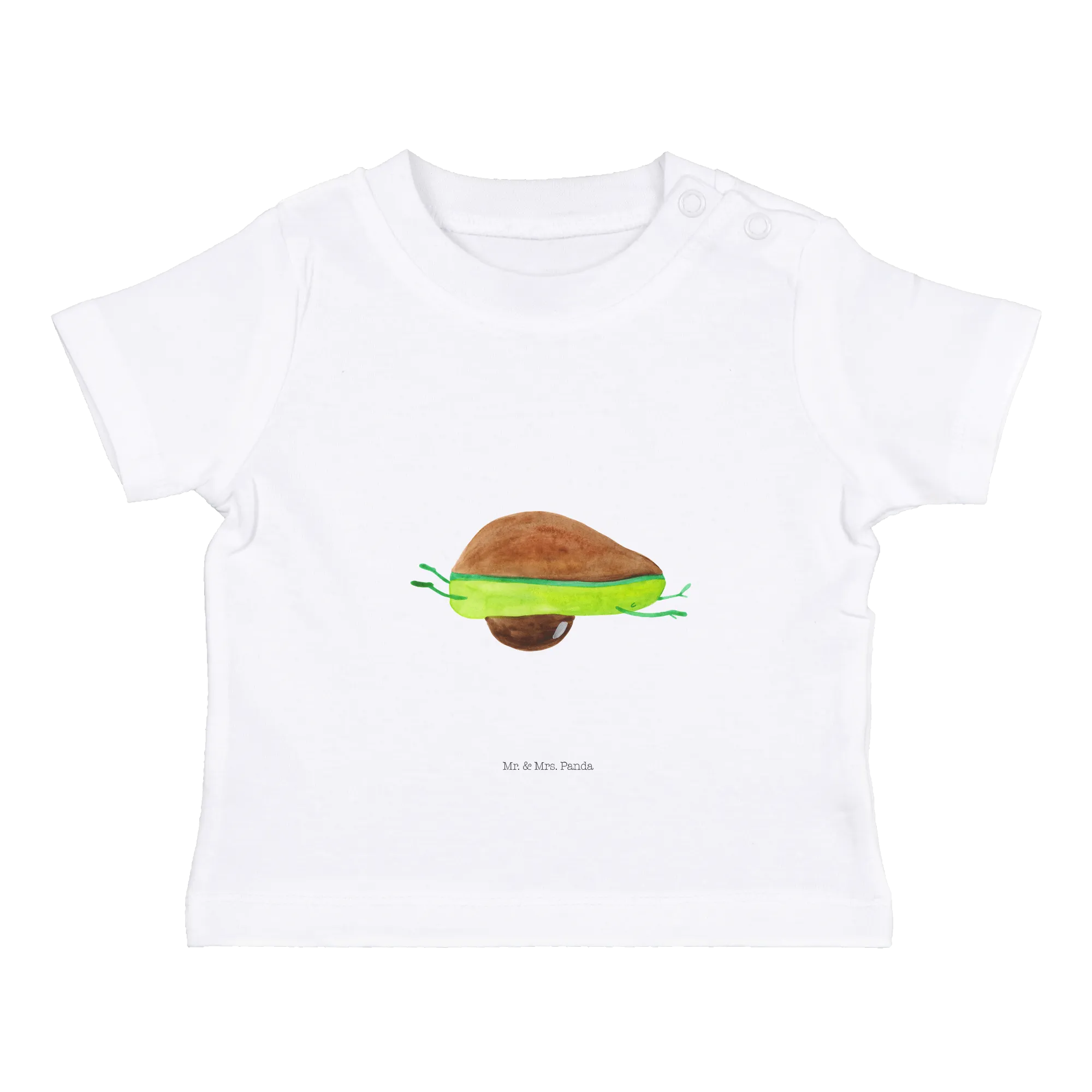 Organic Baby Shirt Avocado Yoga