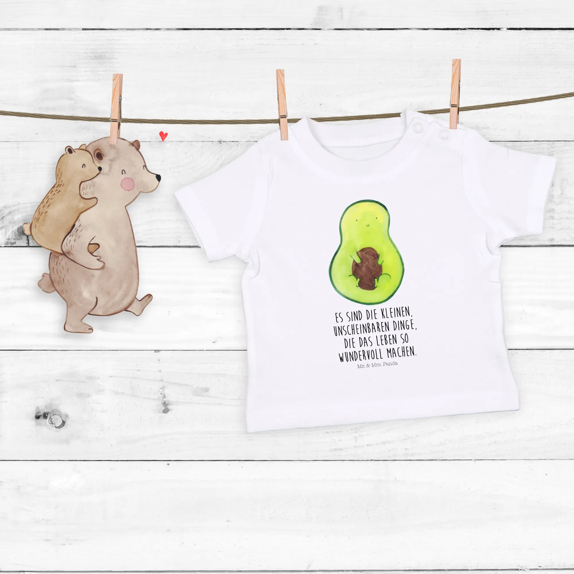 Organic Baby Shirt Avocado Kern