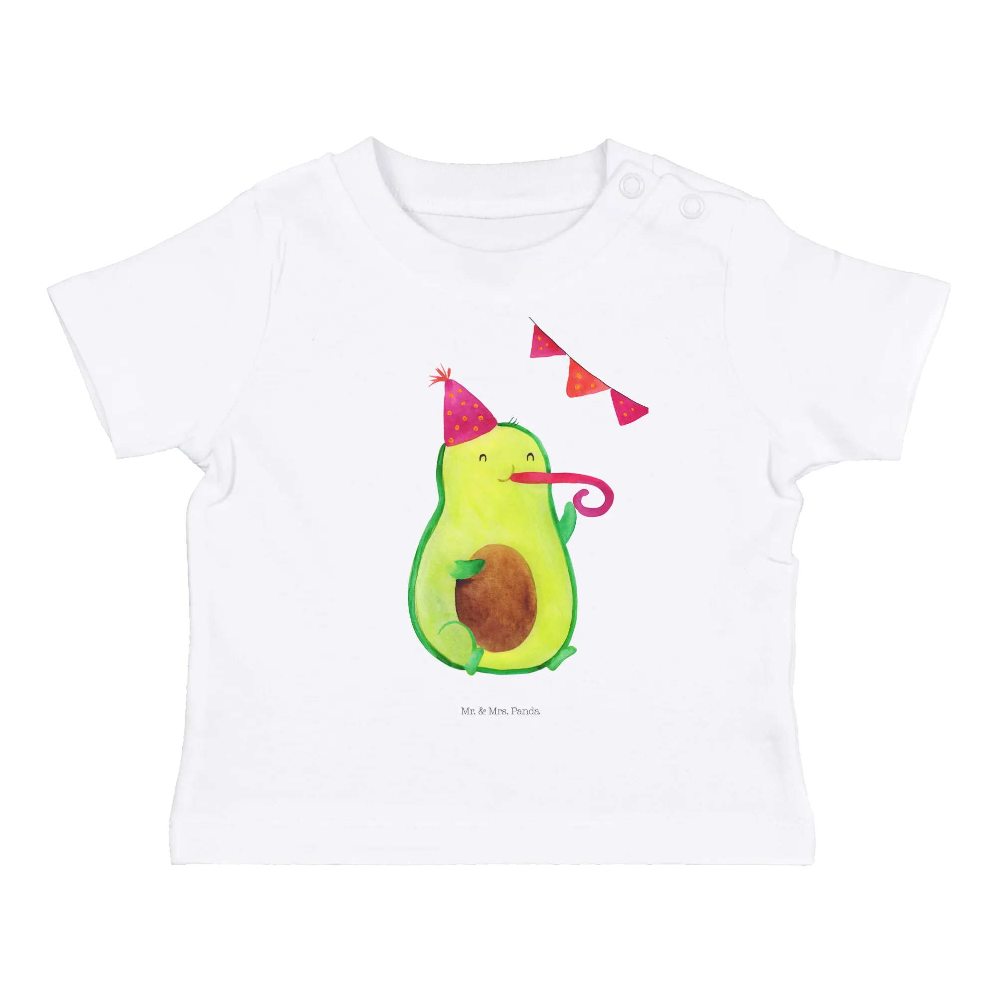 Organic Baby Shirt Avocado Geburtstag