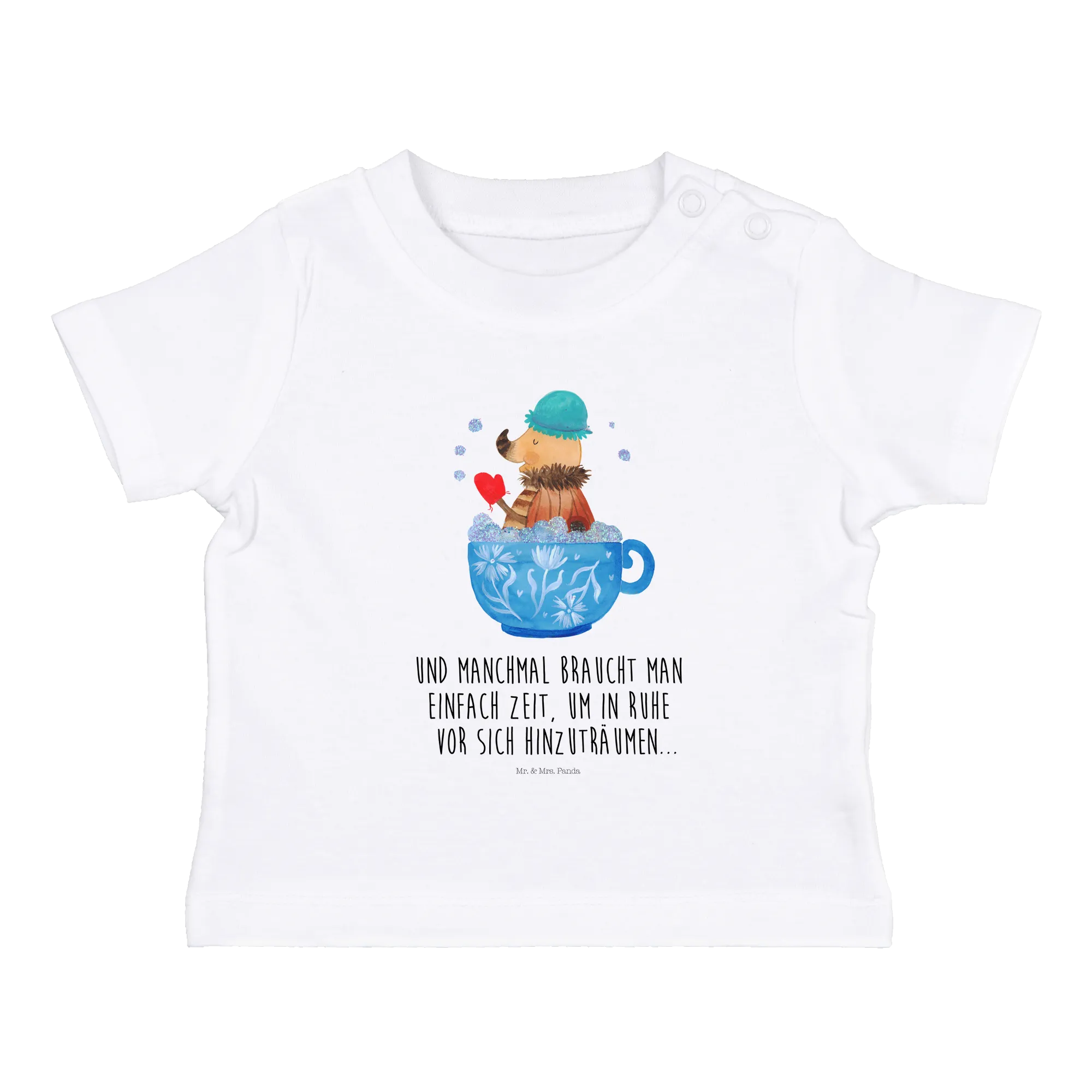 Organic Baby Shirt Nachtfalter Schaumbad