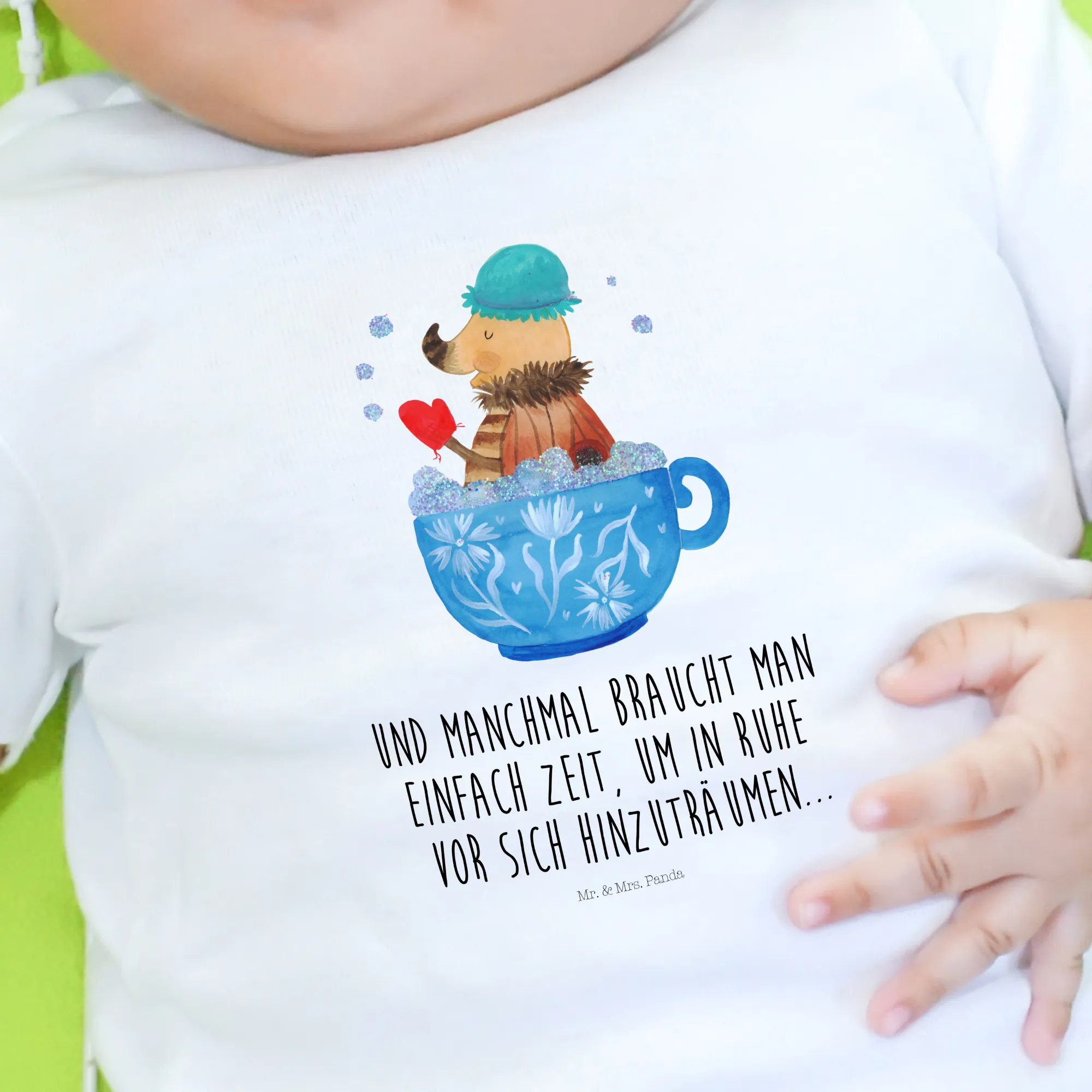 Organic Baby Shirt Nachtfalter Schaumbad